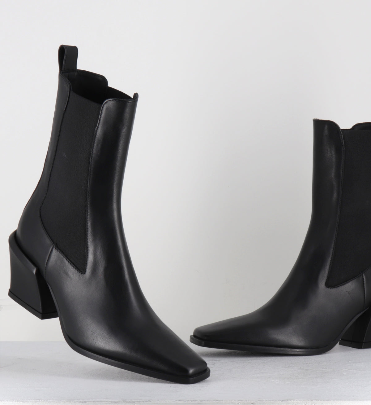 Boots santiags cuir noir - TALIA VITELLO NERO