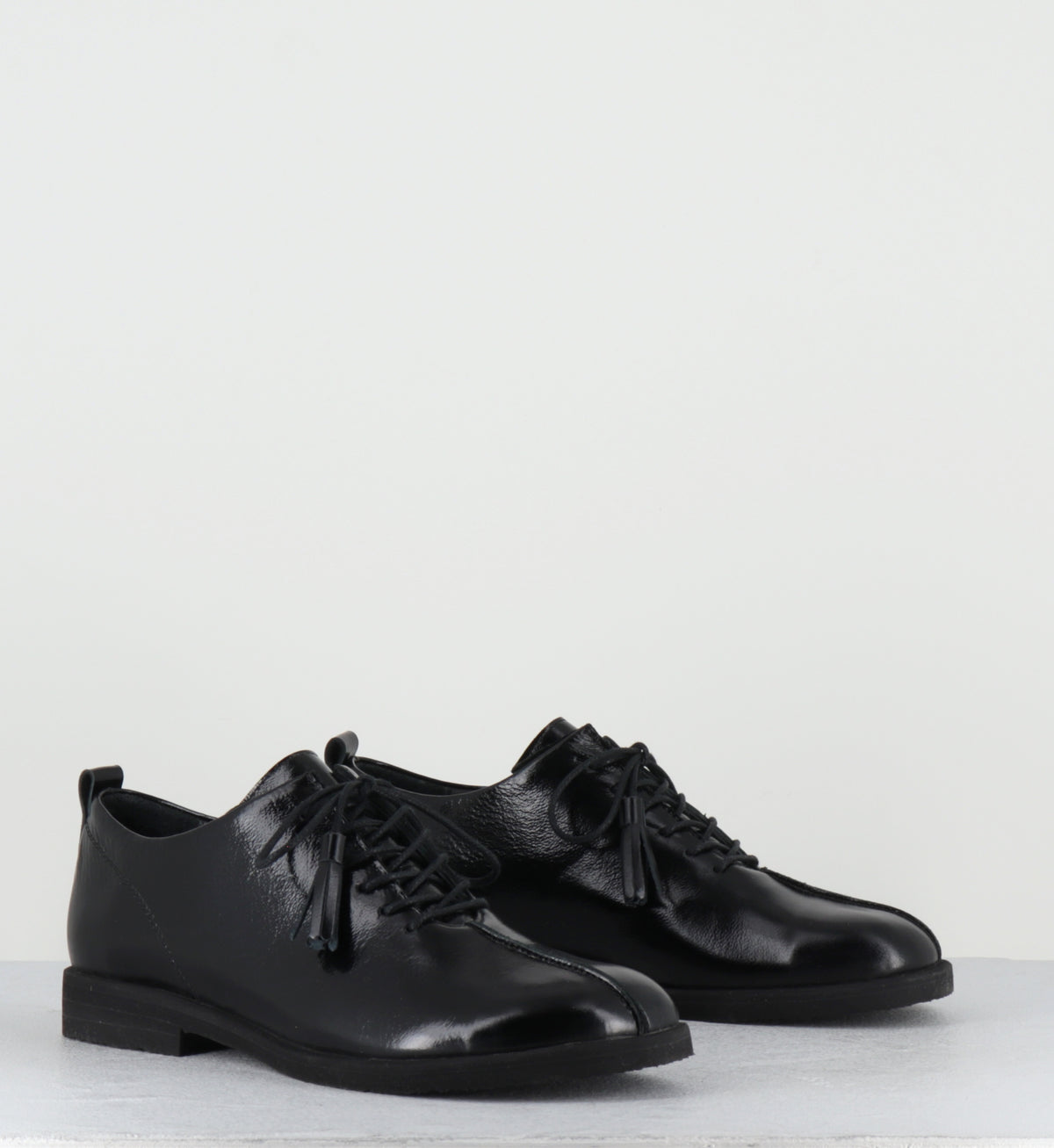 Chaussures à lacets en cuir vernis noir - ONAR NAPLAK NERO