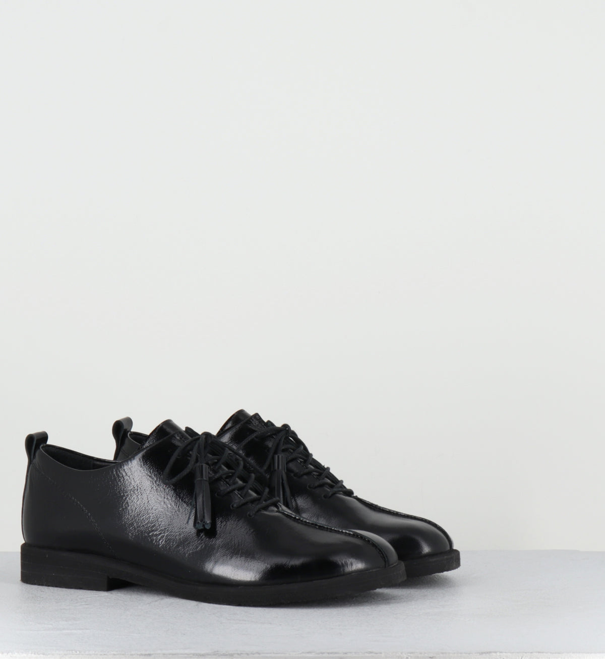Chaussures à lacets en cuir vernis noir - ONAR NAPLAK NERO