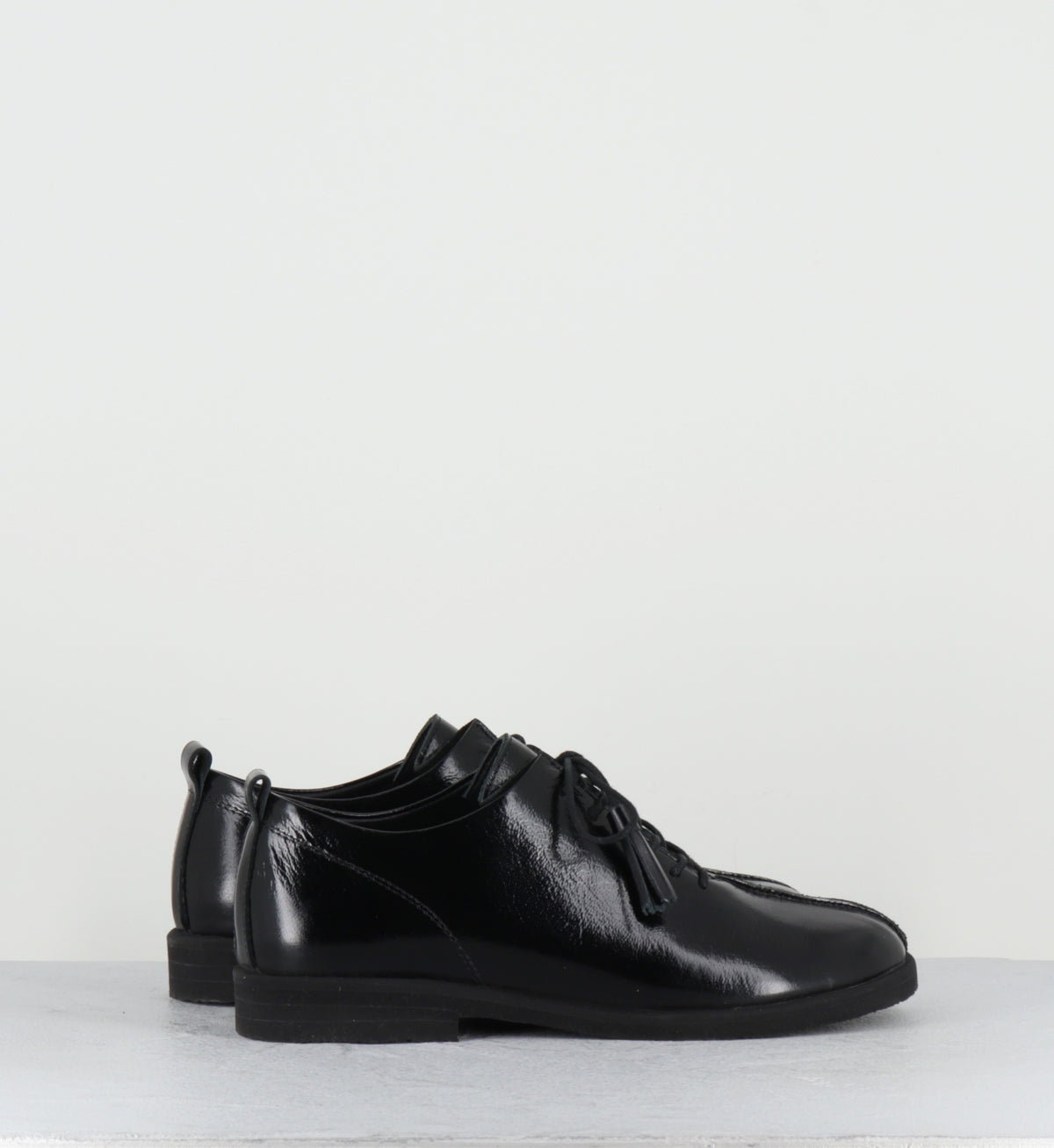 Chaussures à lacets en cuir vernis noir - ONAR NAPLAK NERO