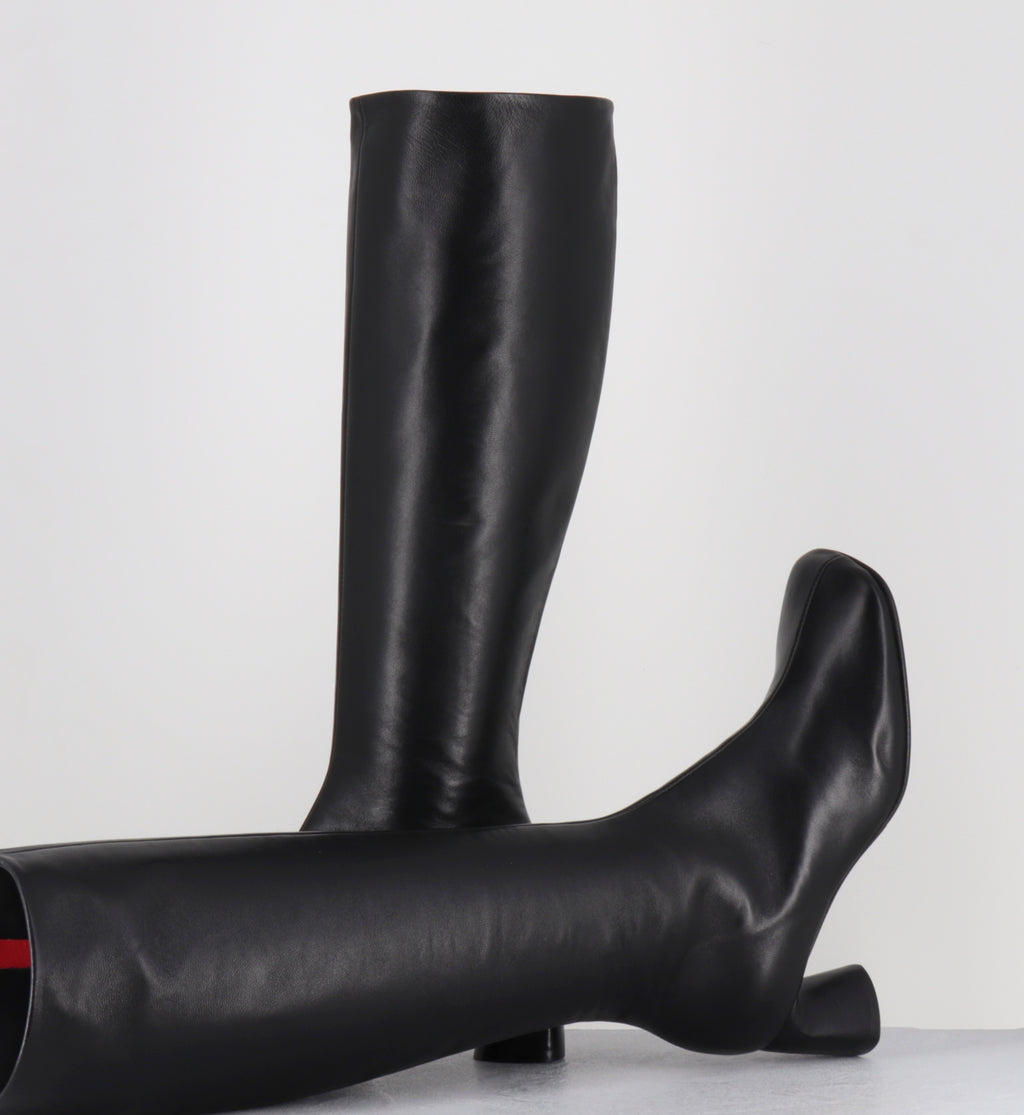 Bottes en cuir noir - CAMI71 BARON NERO