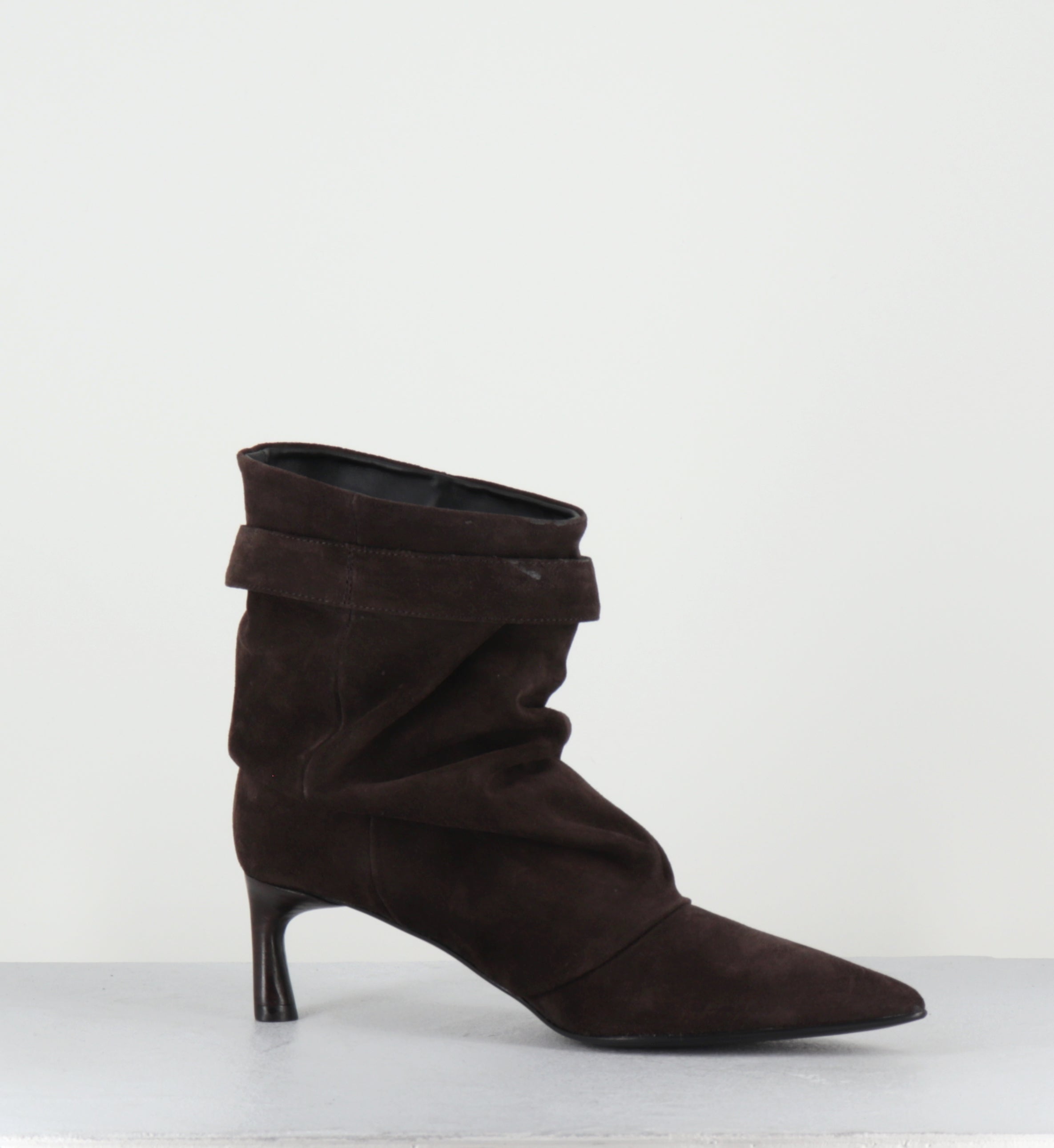 Boots pointues en daim marron - JADE18 VELOUR T MORO