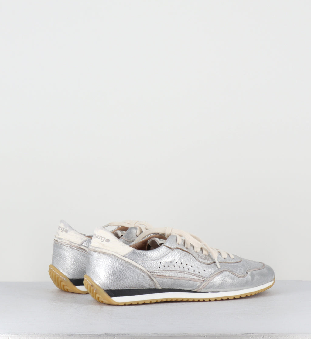 Sneakers en cuir argent - IB01H LAM ARGENTO