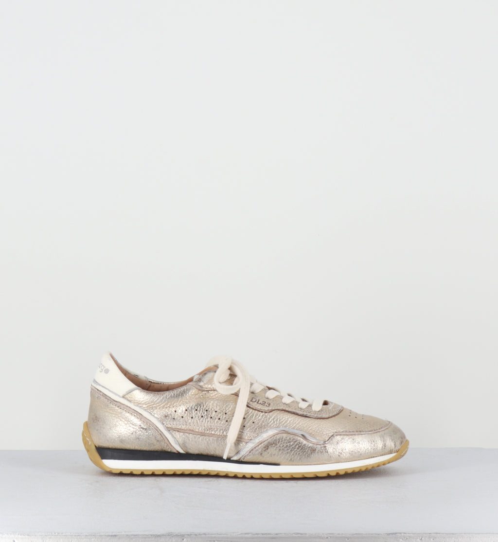 Sneakers en cuir doré - IB01H LAM PLATINO