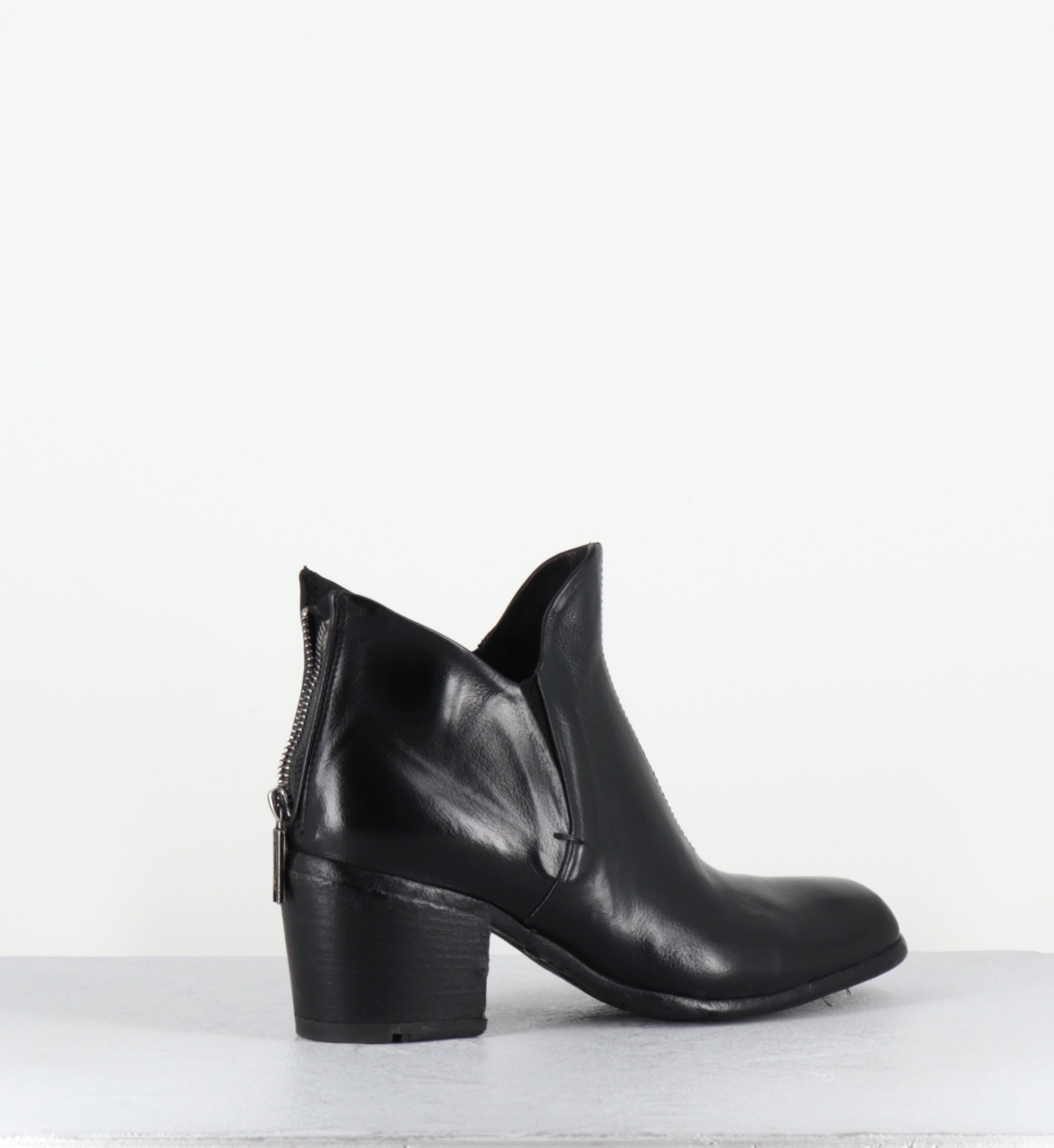 Boots en cuir noir - IO04A RANCH NERO