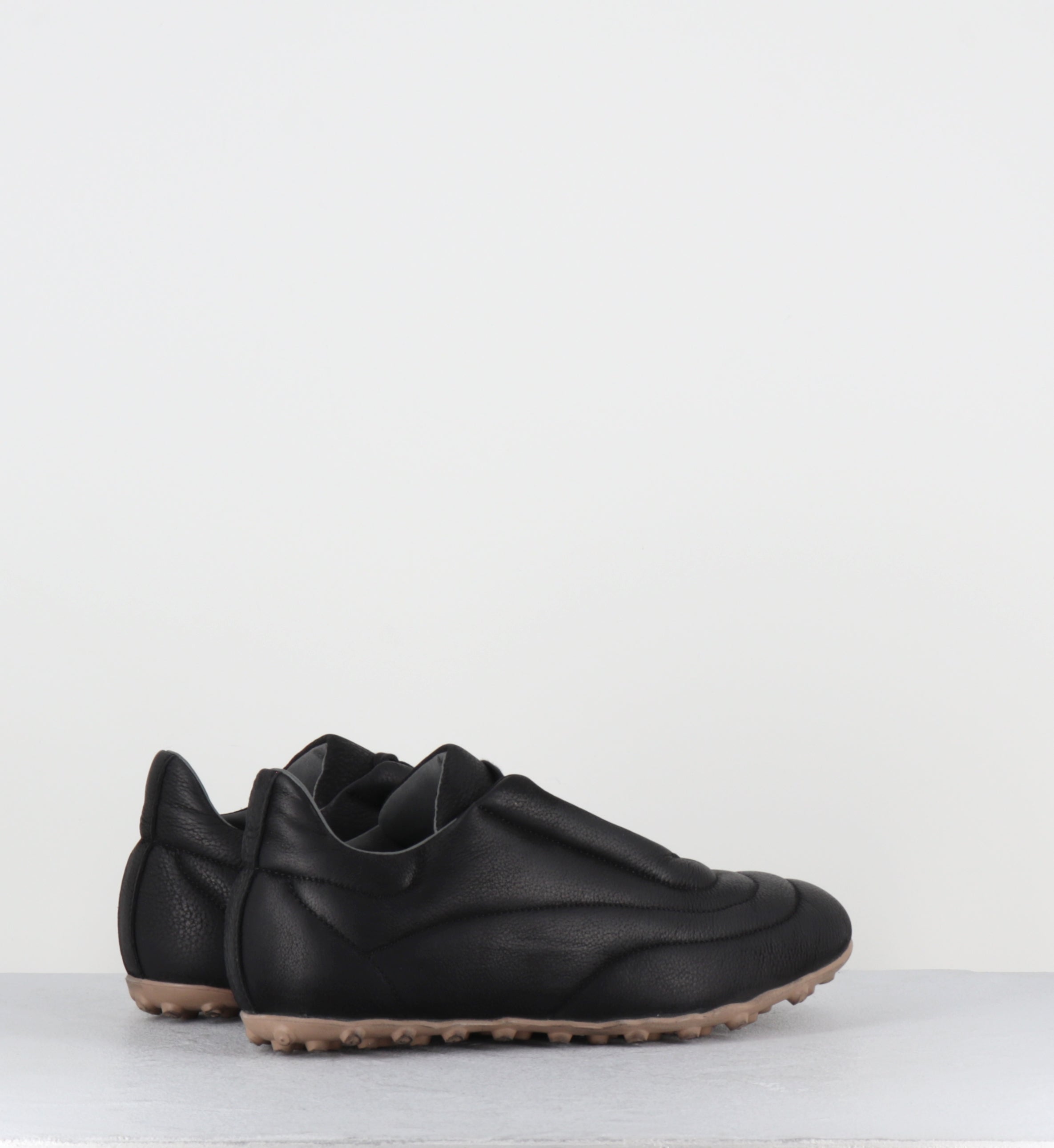 Sneakers en cuir noir - 9680 GAS NERO