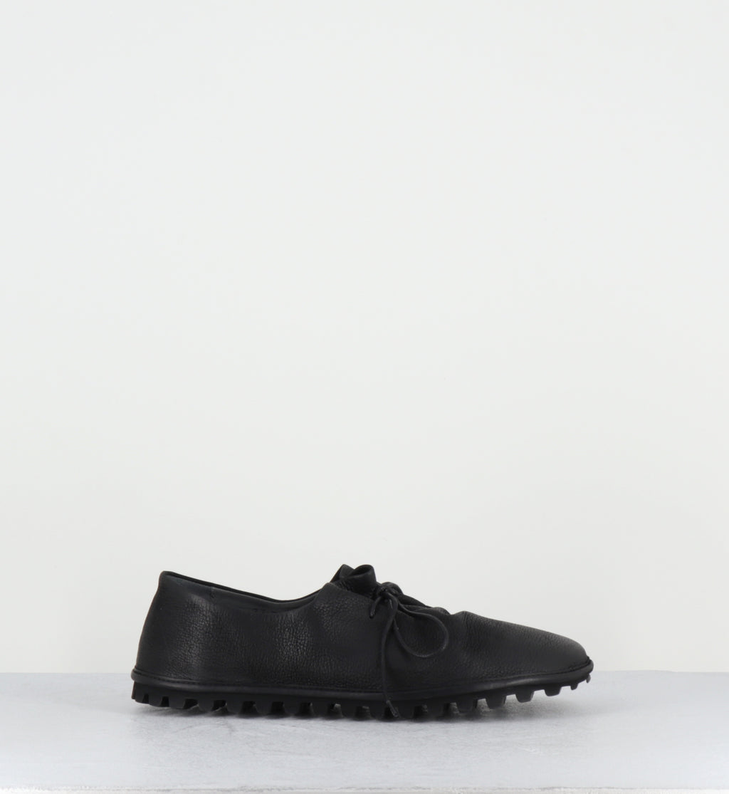 Chaussures à lacets cuir noir - 9944 GAS NERO