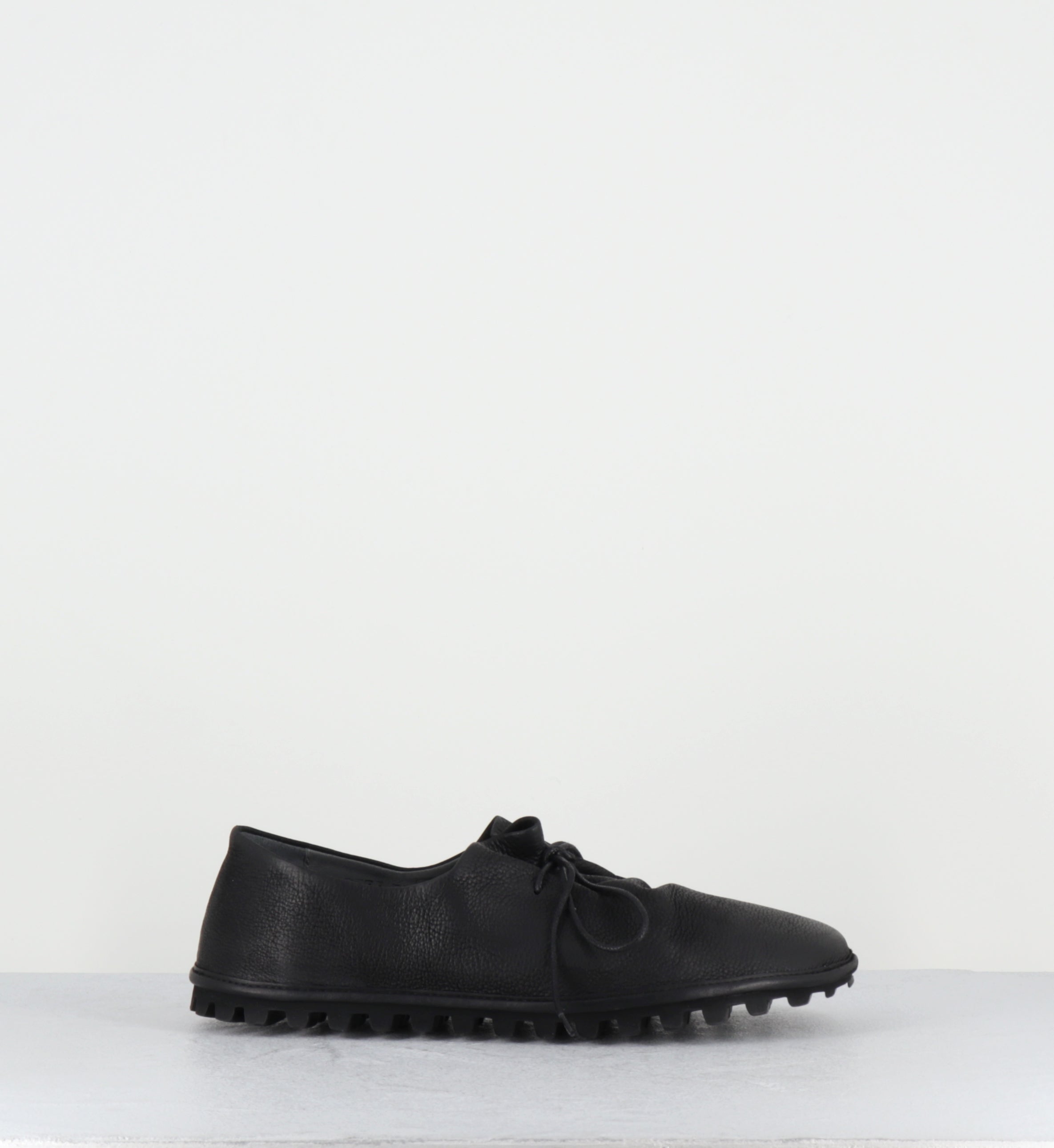 Chaussures à lacets cuir noir - 9944 GAS NERO