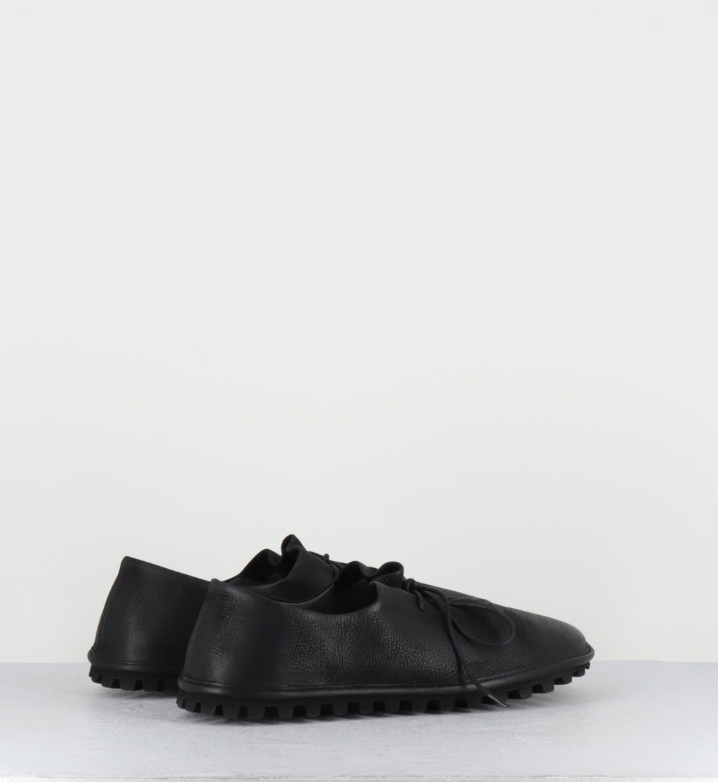 Chaussures à lacets cuir noir - 9944 GAS NERO