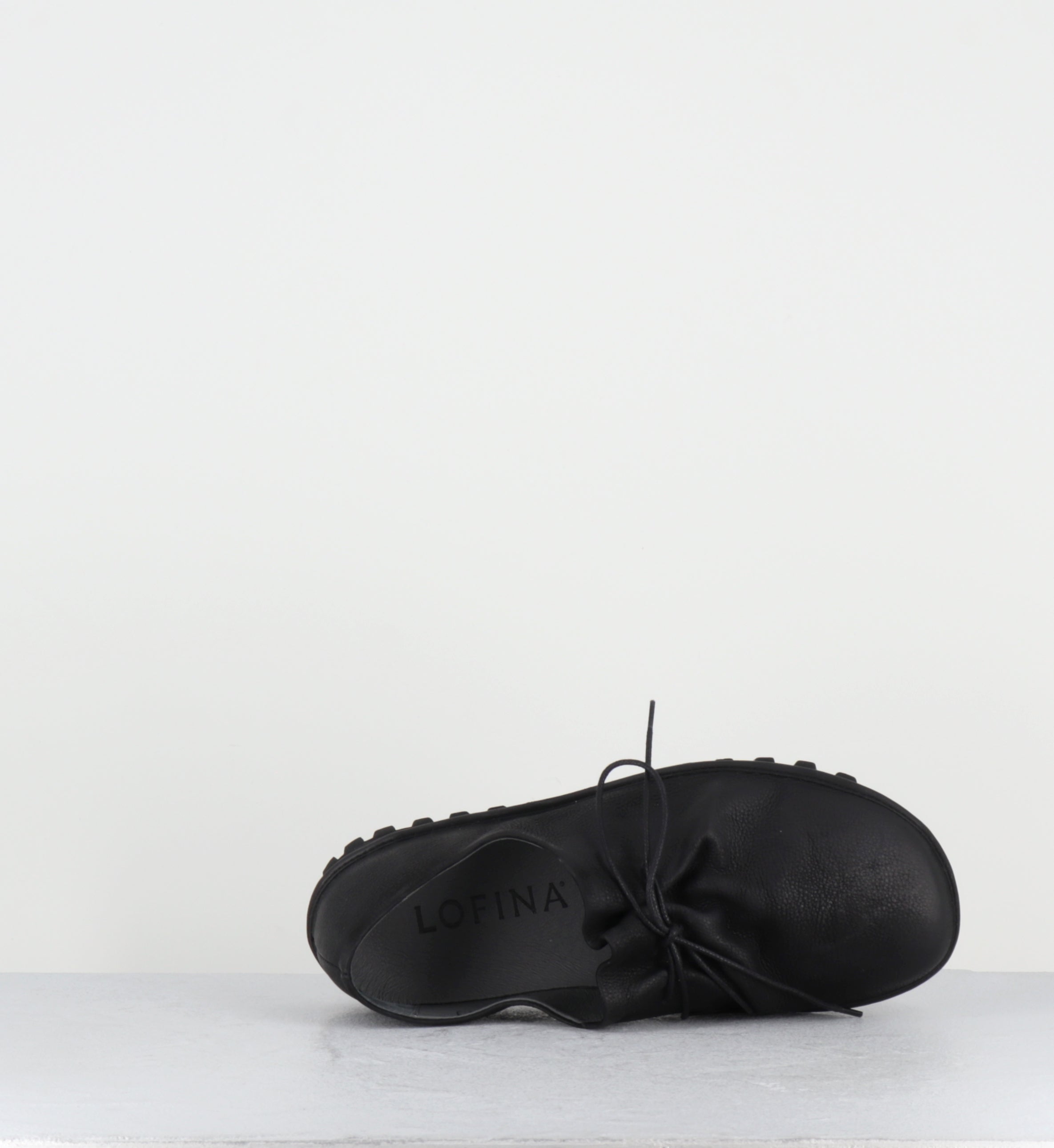 Chaussures à lacets cuir noir - 9944 GAS NERO