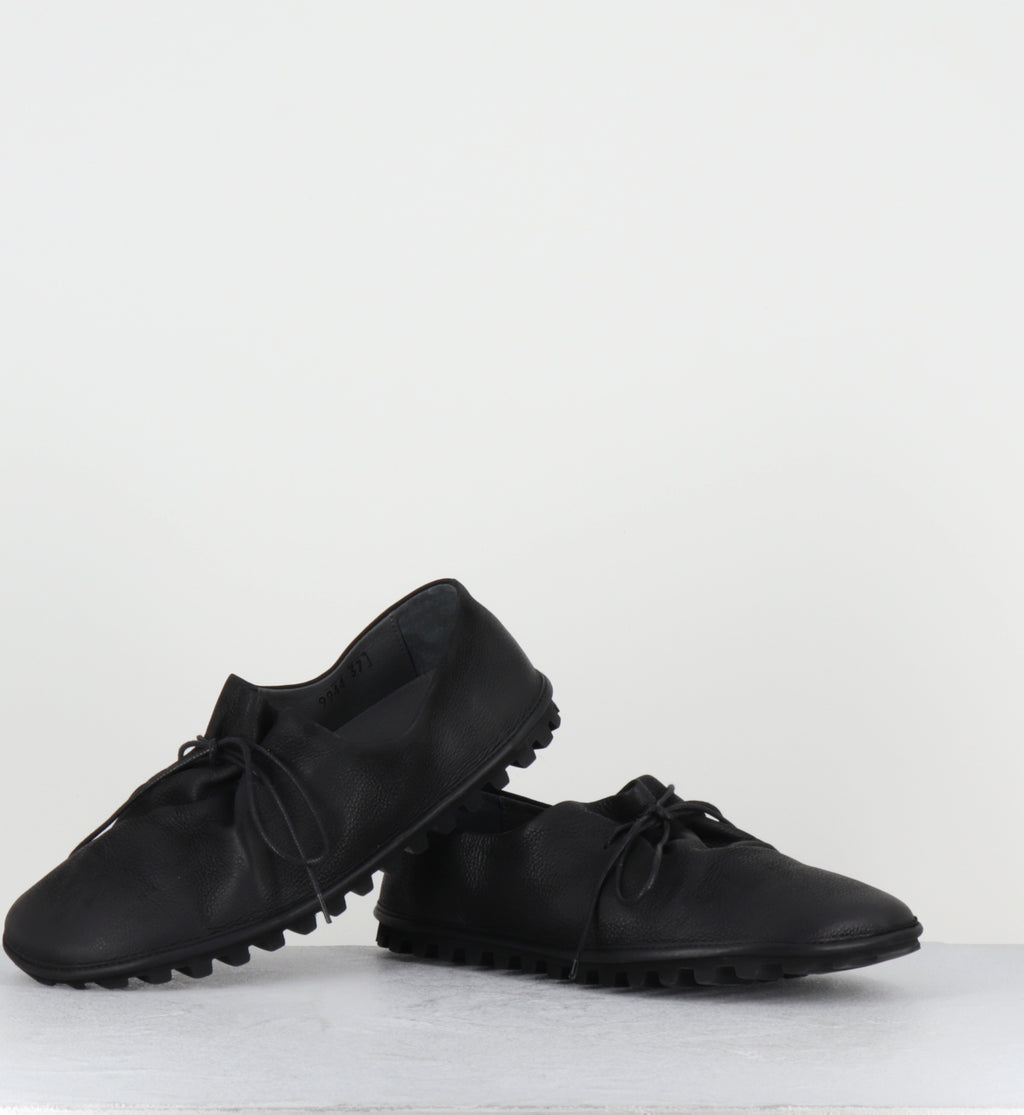 Chaussures à lacets cuir noir - 9944 GAS NERO