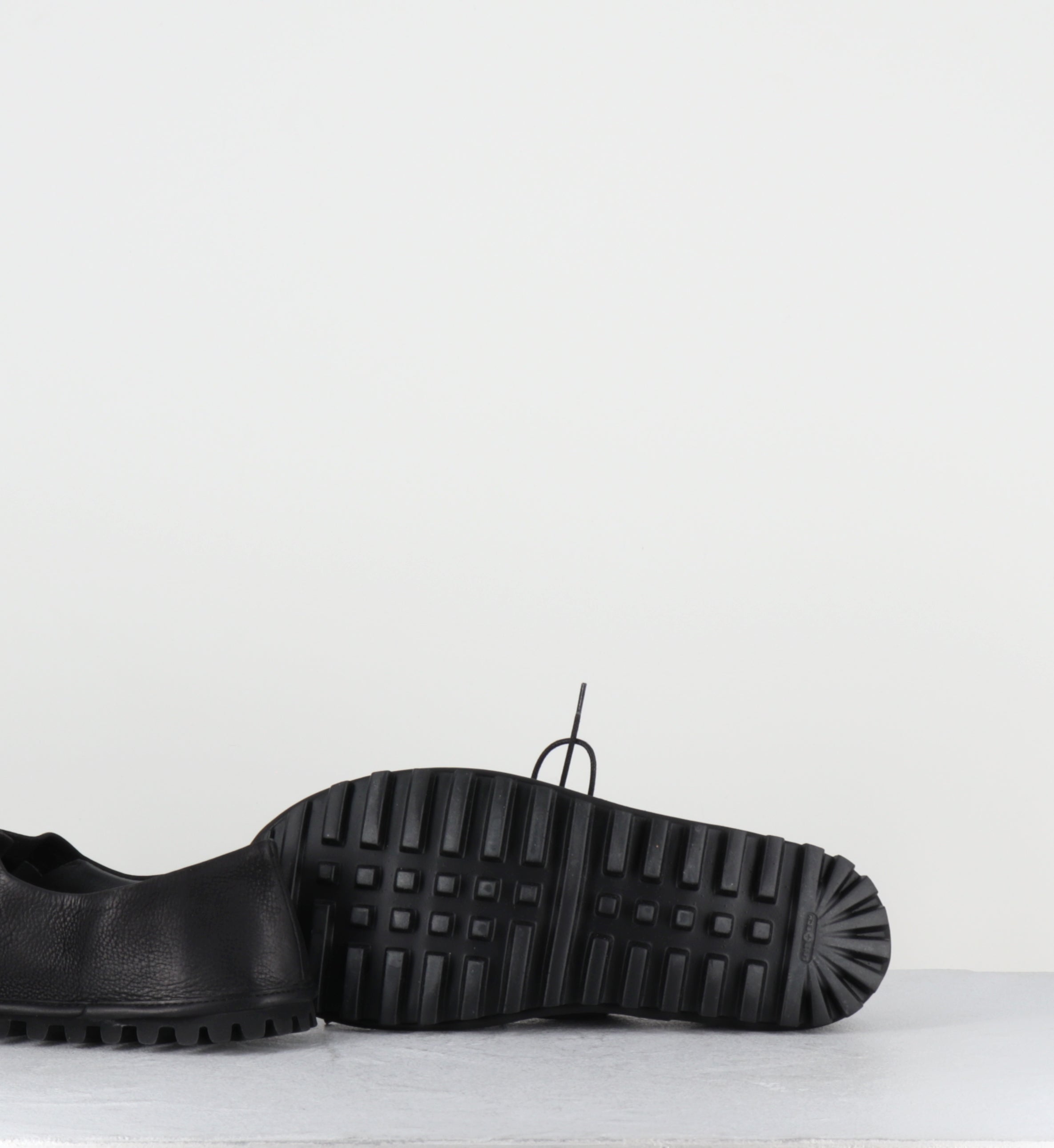 Chaussures à lacets cuir noir - 9944 GAS NERO