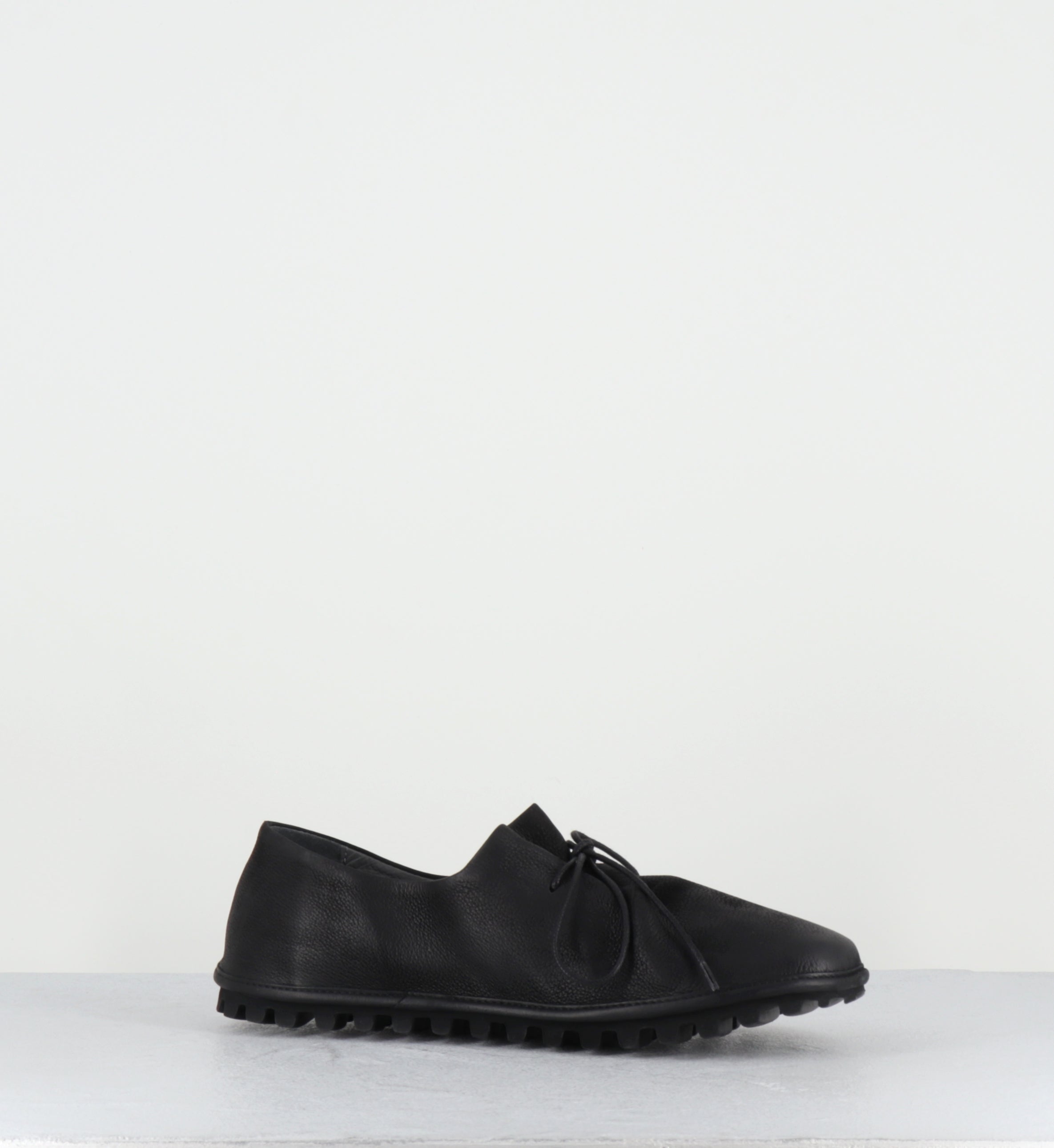 Chaussures à lacets cuir noir - 9944 GAS NERO