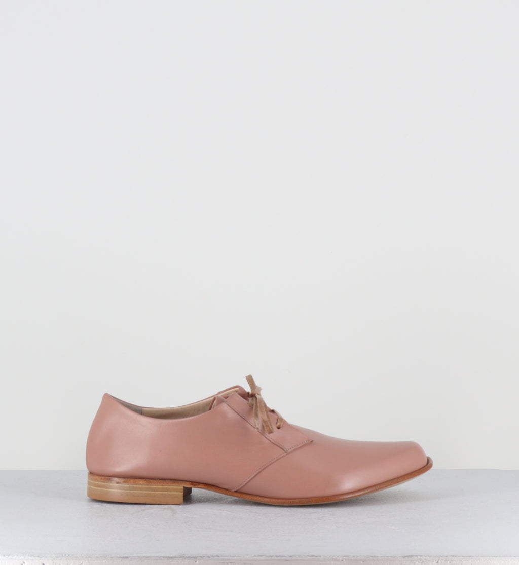 Derby en cuir rose avant-garde - 96502 SAMIR NUDE