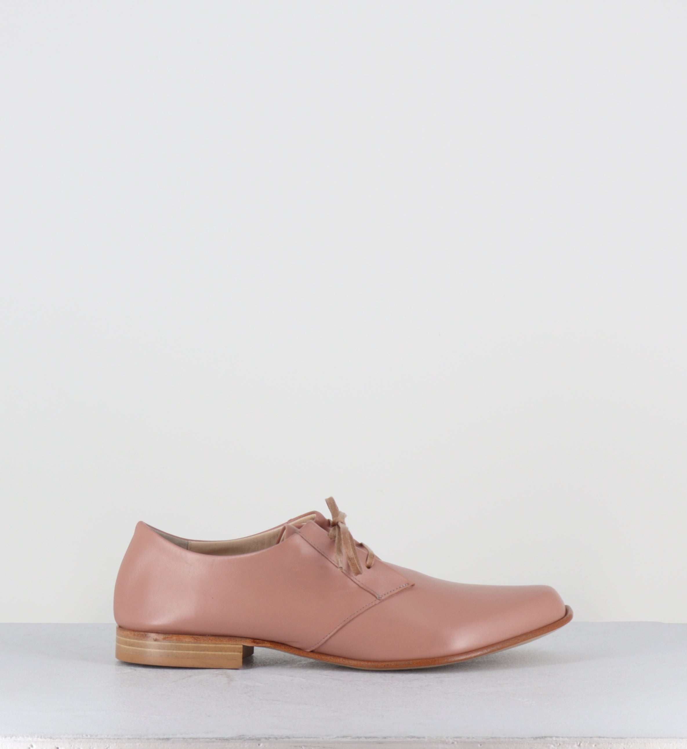 Derby en cuir rose avant-garde - 96502 SAMIR NUDE