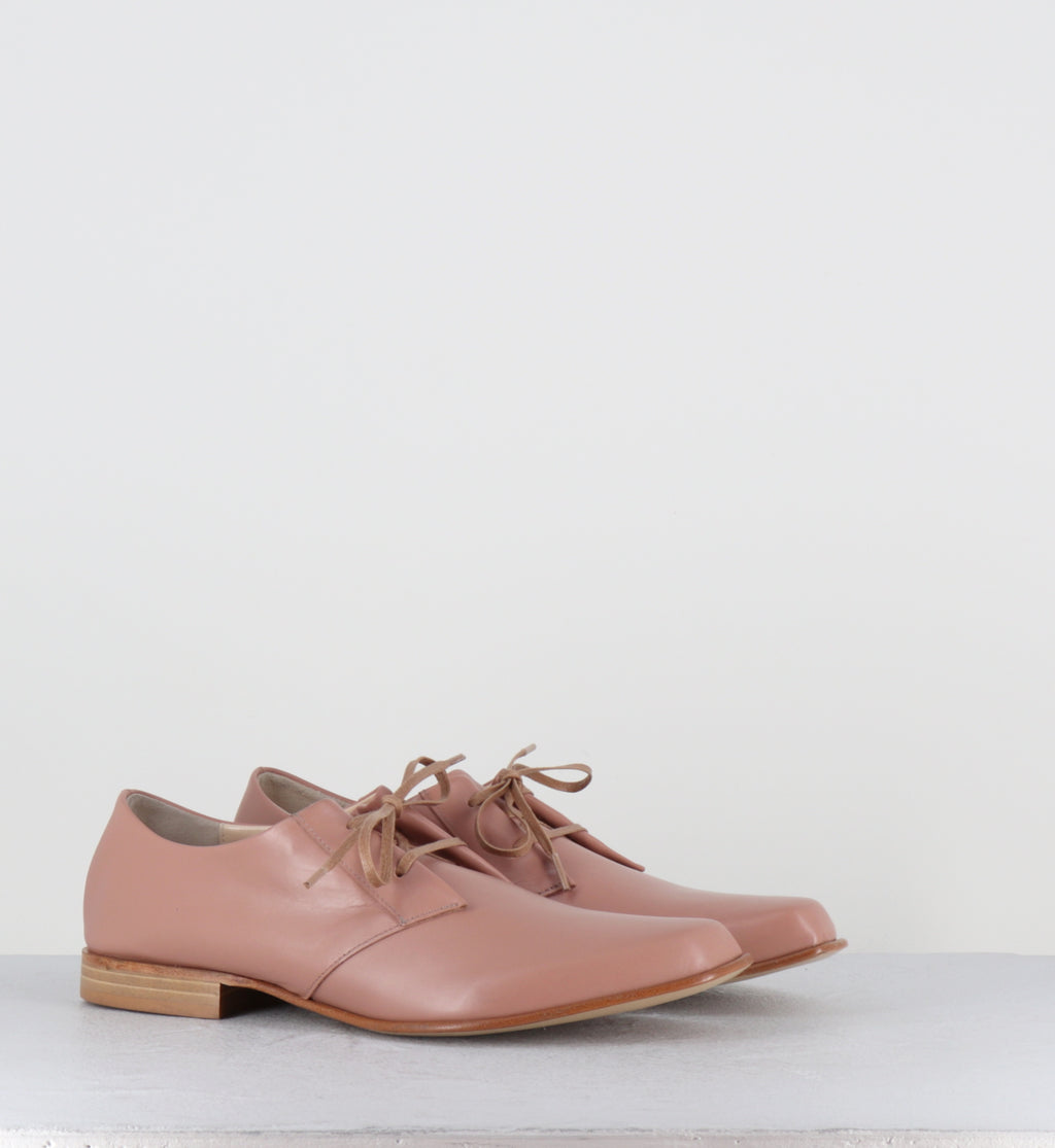 Derby en cuir rose avant-garde - 96502 SAMIR NUDE