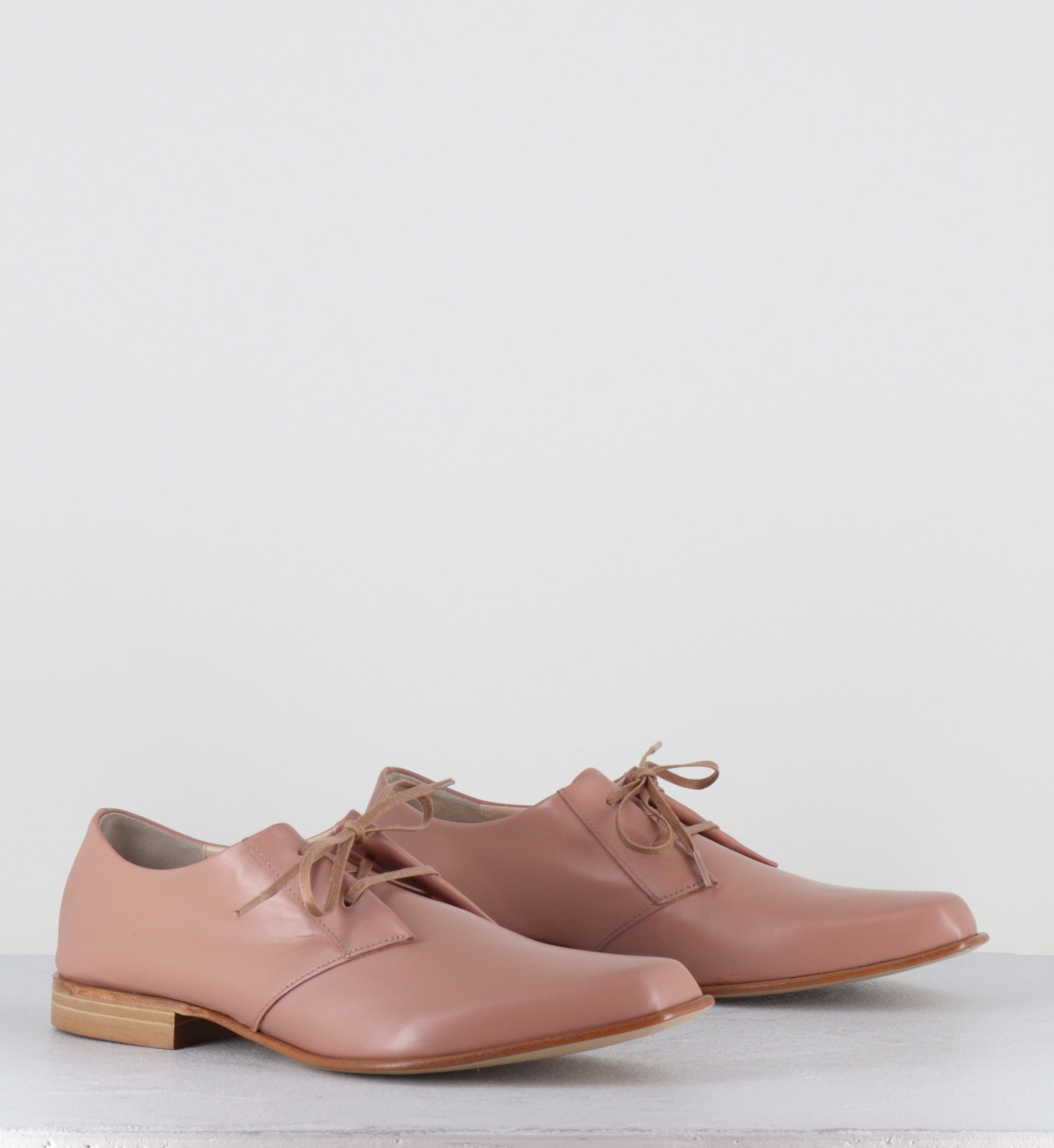 Derby en cuir rose avant-garde - 96502 SAMIR NUDE