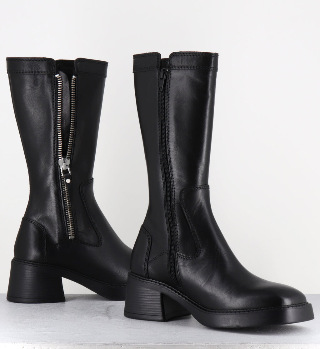 ANKE BLACK BOOTS