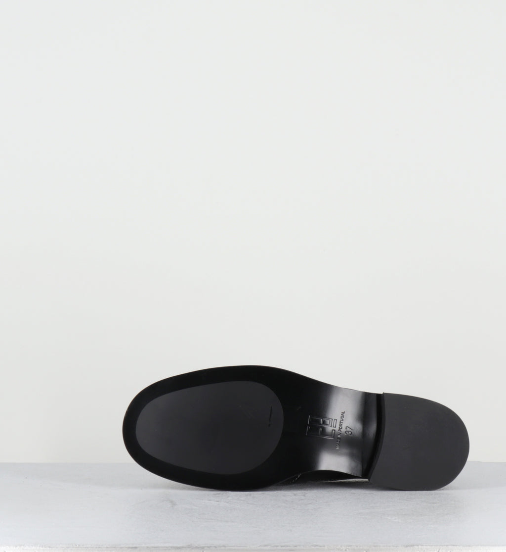 Mocassins en cuir noir - LUCAN BLACK LOAFERS