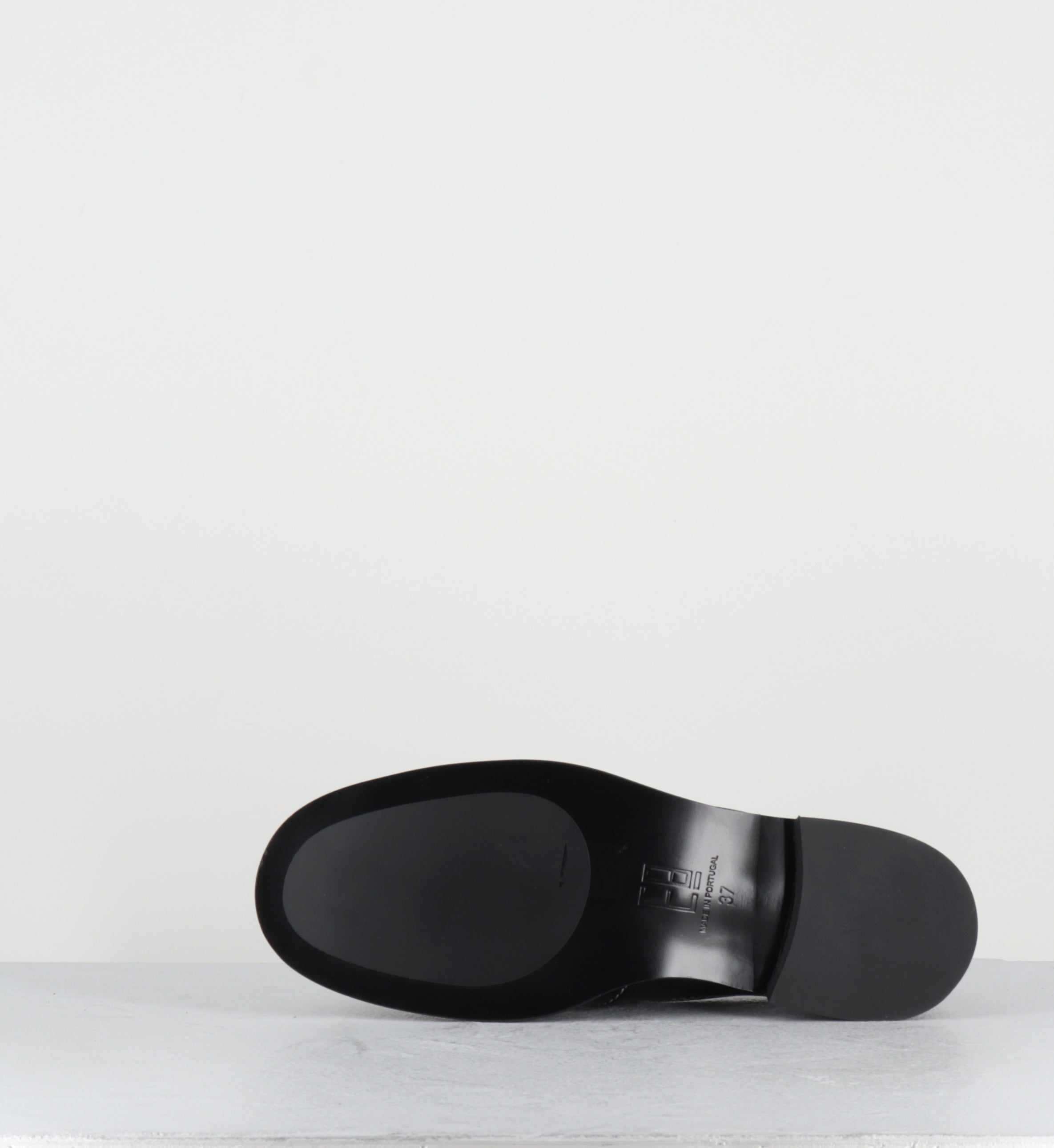 Mocassins en cuir noir - LUCAN BLACK LOAFERS