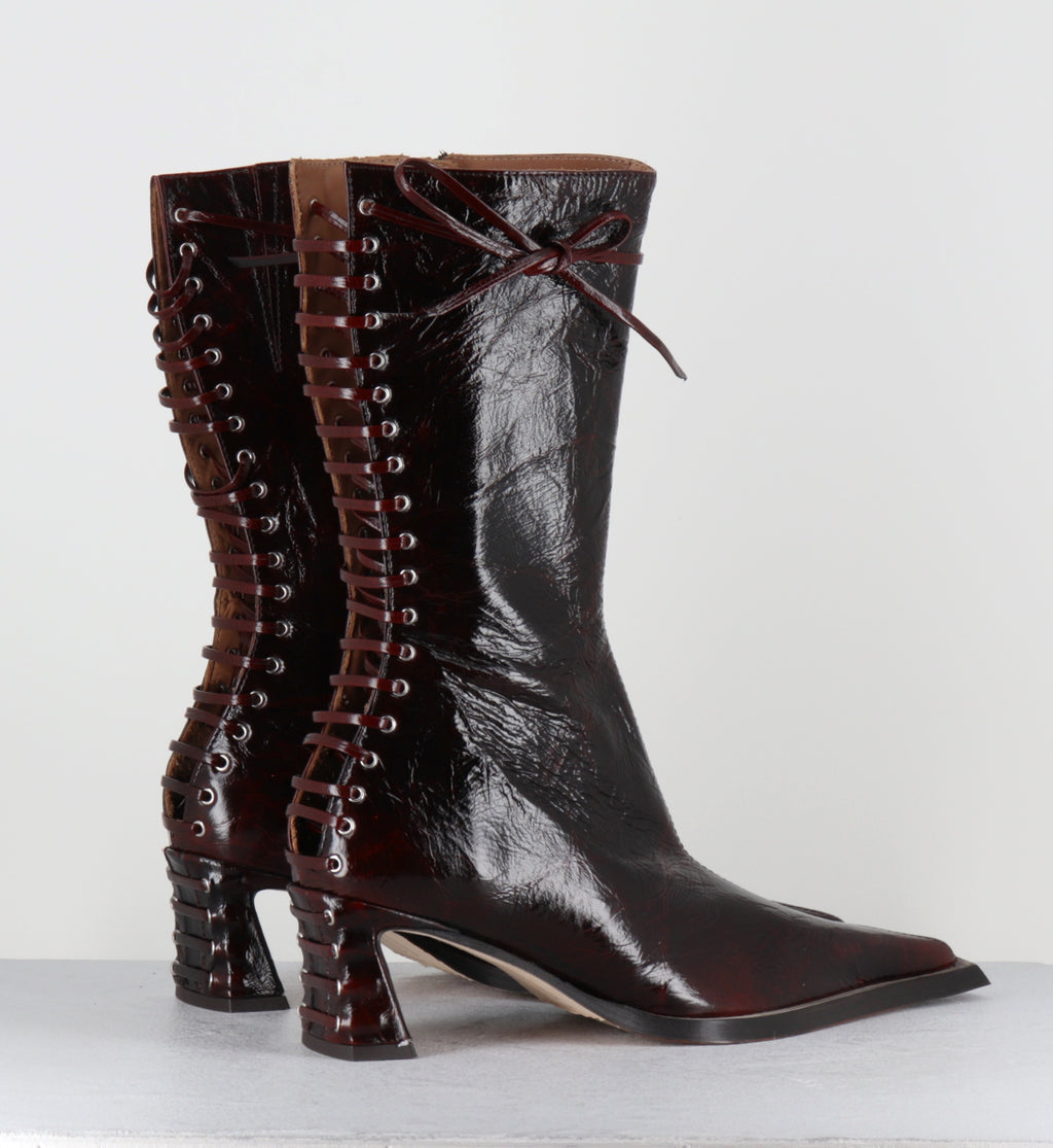 SHELLEY CHOCOLATE BOOTS
