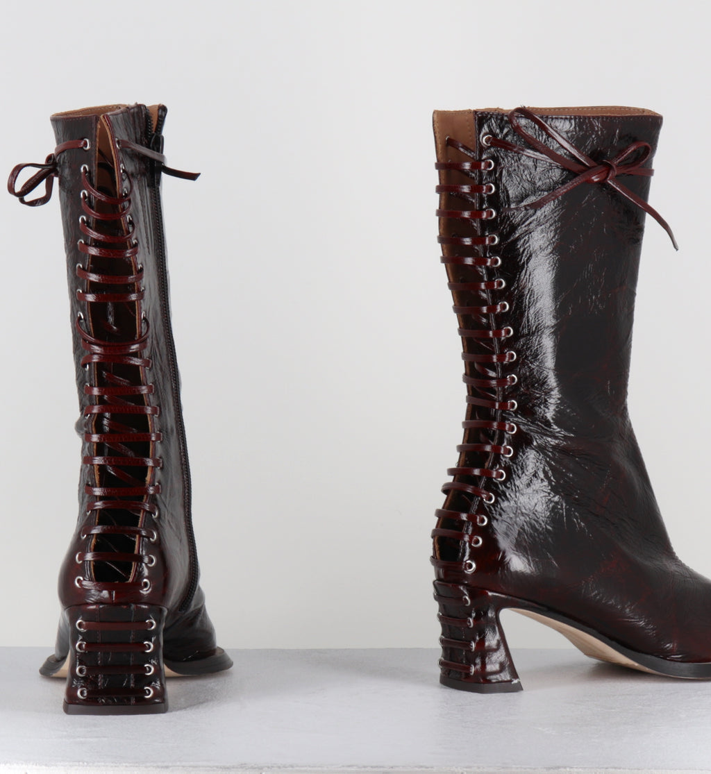 SHELLEY CHOCOLATE BOOTS