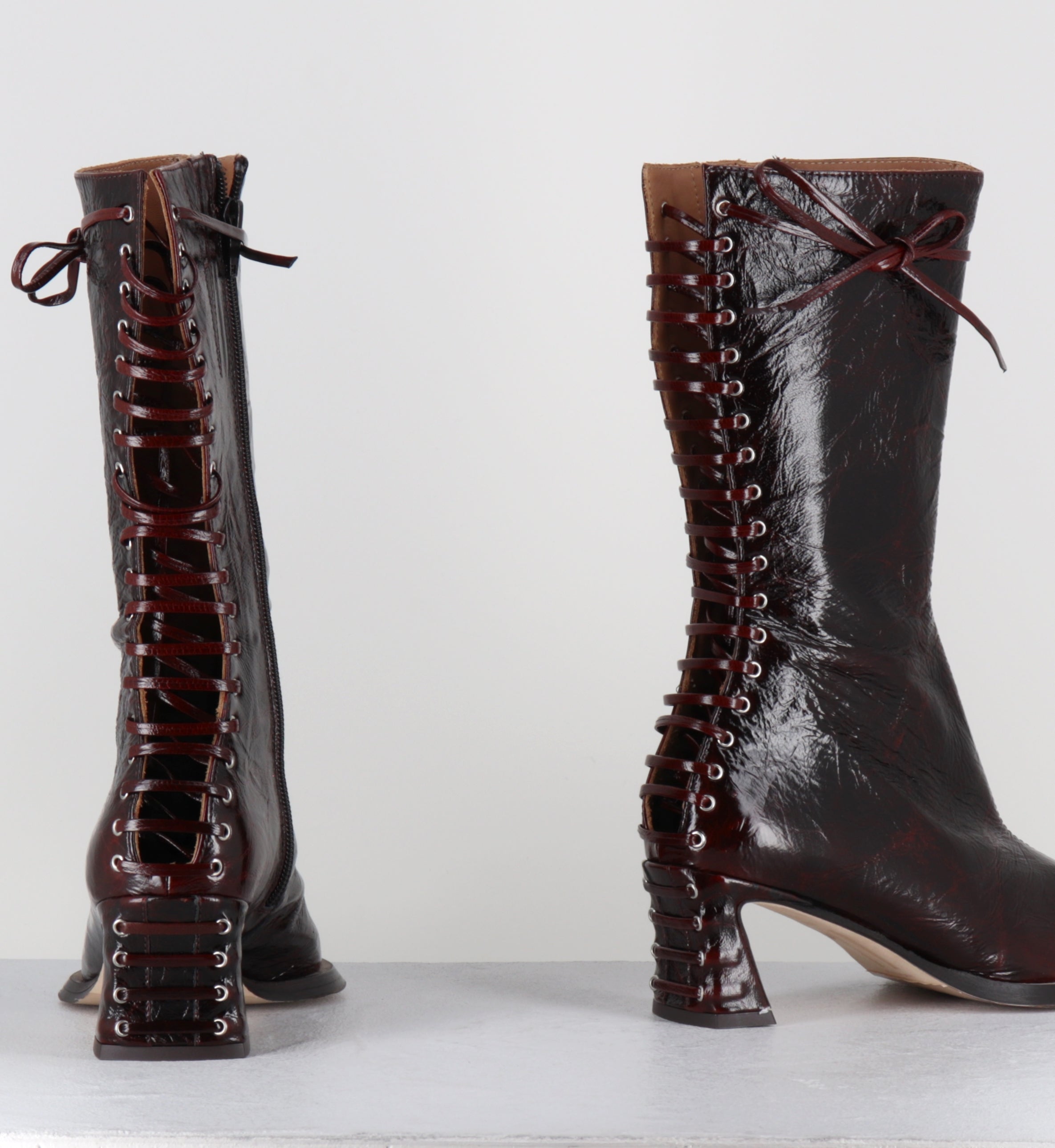 SHELLEY CHOCOLATE BOOTS