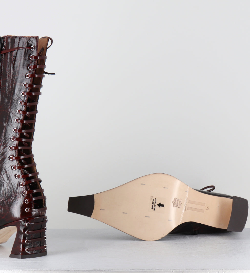 SHELLEY CHOCOLATE BOOTS