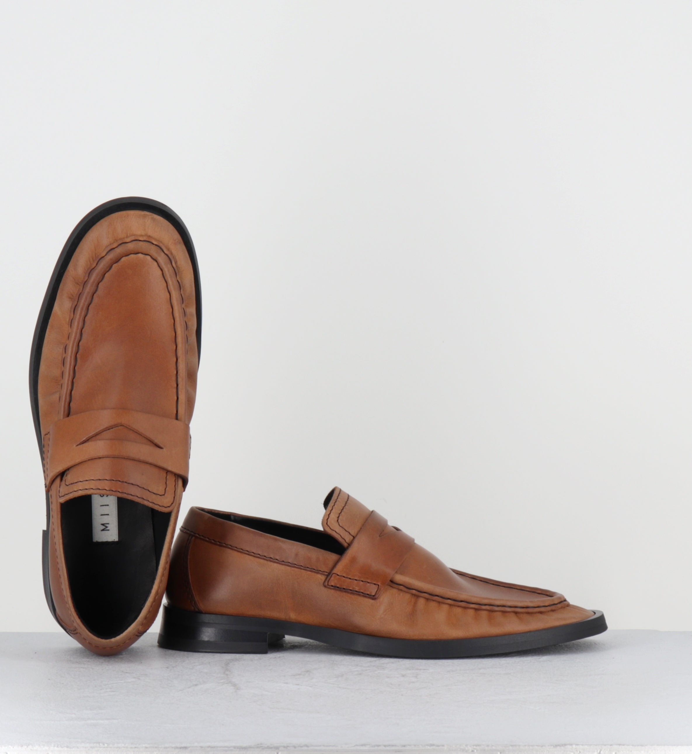 Mocassins en cuir camel - ZITA TAN MOCCASIN