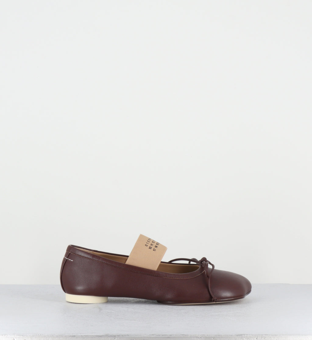Ballerines numéric en cuir marron - S59WZ0099 T2259