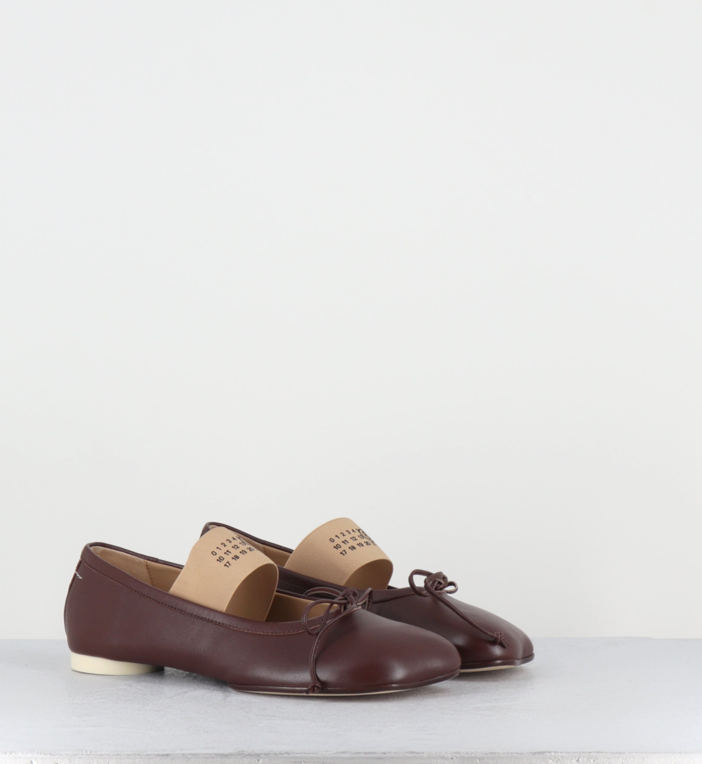 Ballerines numéric en cuir marron - S59WZ0099 T2259