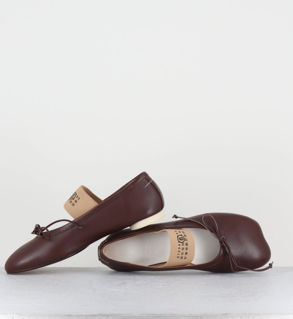 Ballerines numéric en cuir marron - S59WZ0099 T2259