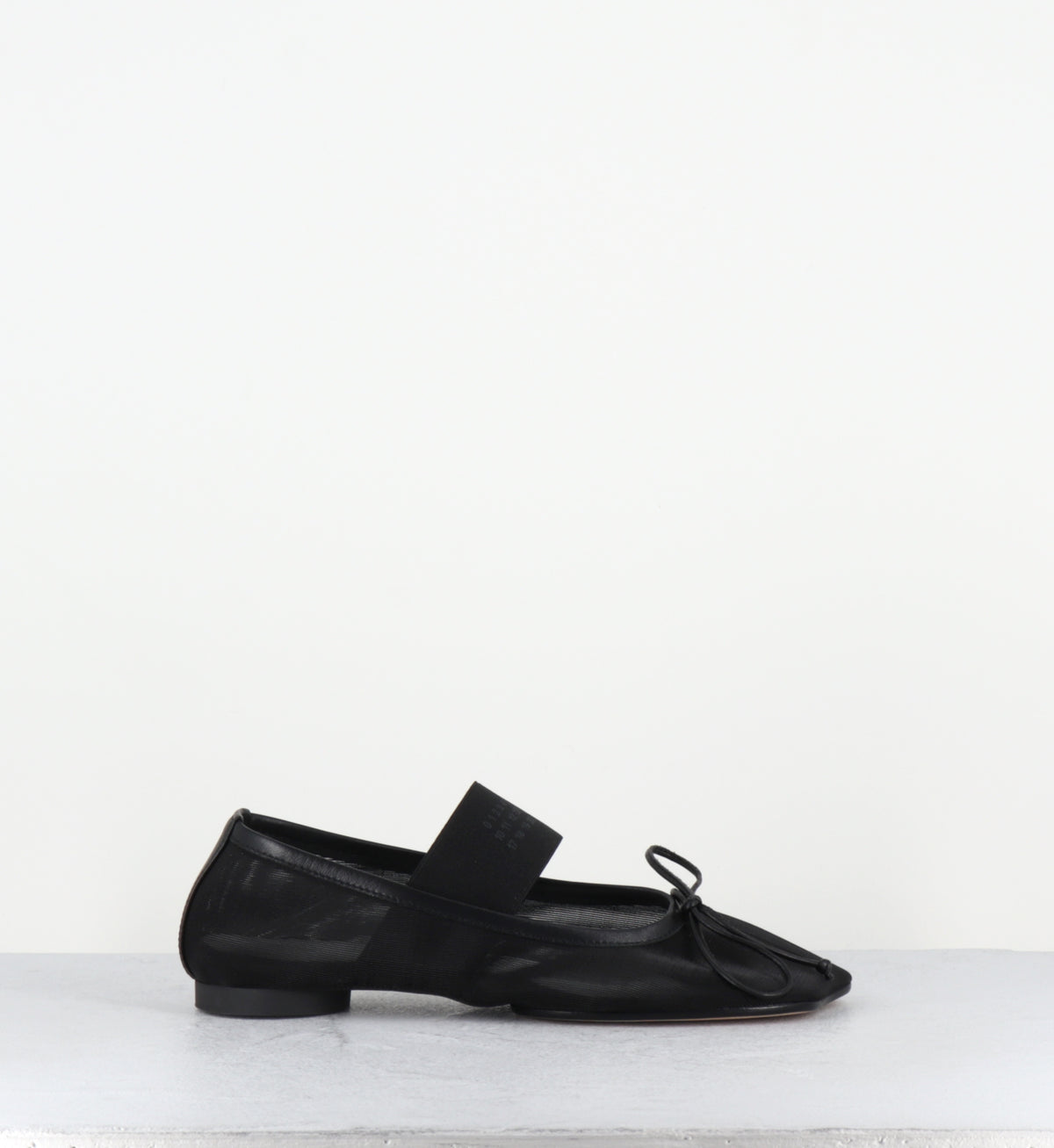 Ballerines margiela mesh noir élastique - S59WZ0101H26 T8013