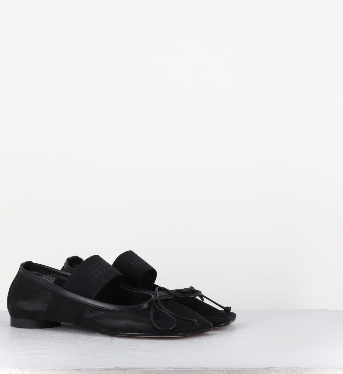 Ballerines margiela mesh noir élastique - S59WZ0101H26 T8013