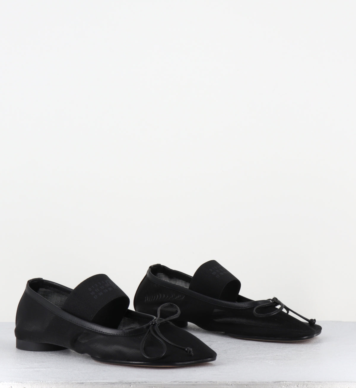 Ballerines margiela mesh noir élastique - S59WZ0101H26 T8013