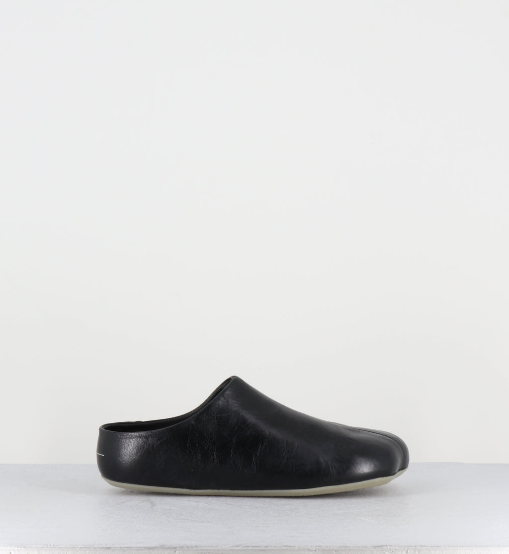 Mules anatomiques en cuir noir - S59WX0083 T8013