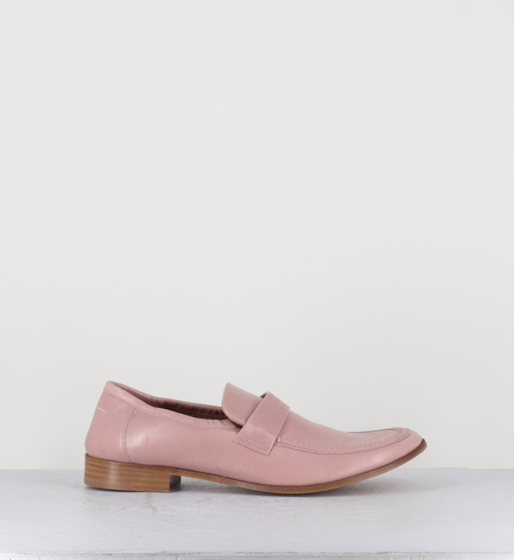 Mocassins en cuir rose - S66WR0034 T4262
