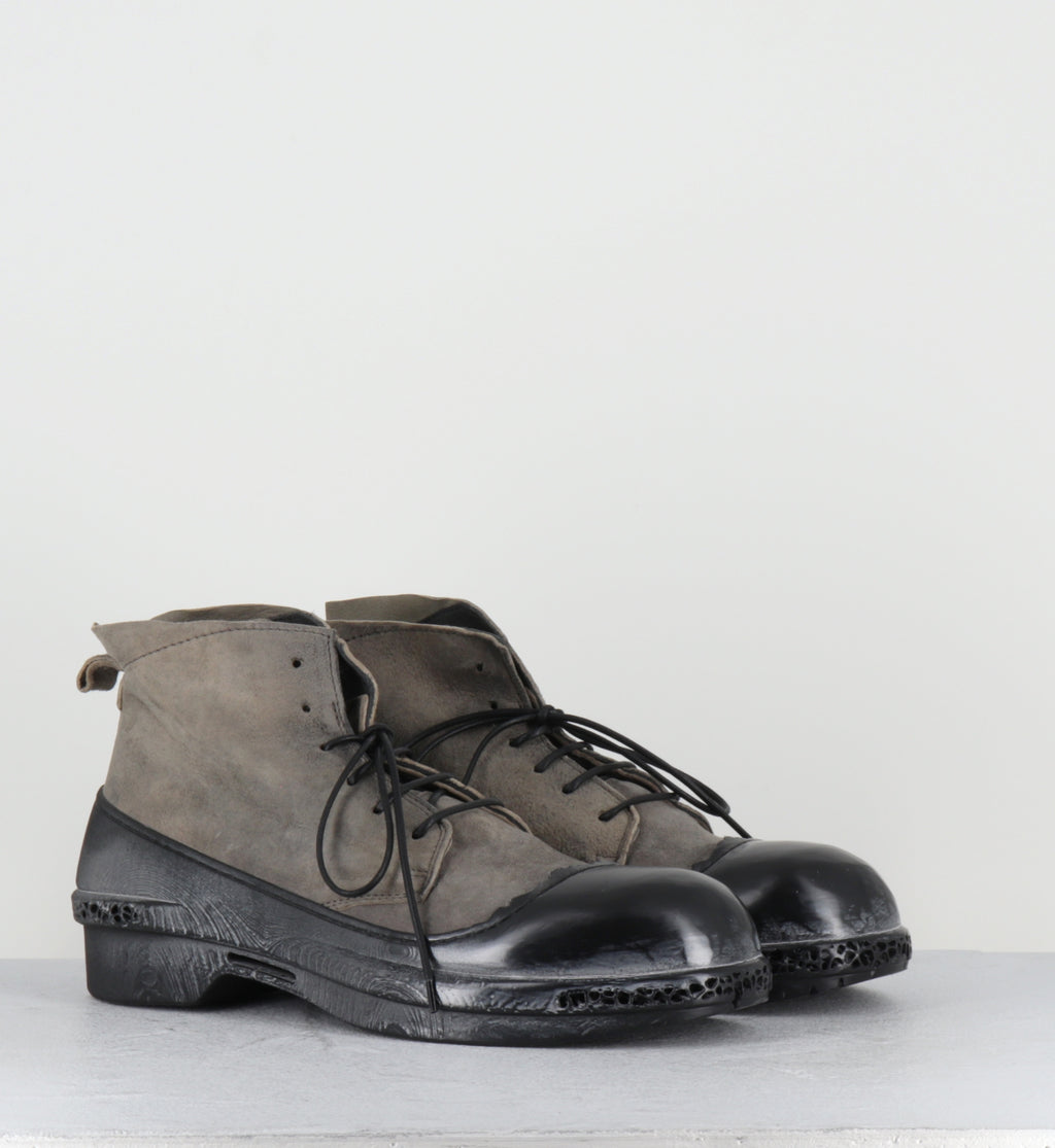 Botines courtes à lacets daim taupe - 83601B GOTHAM GIRO
