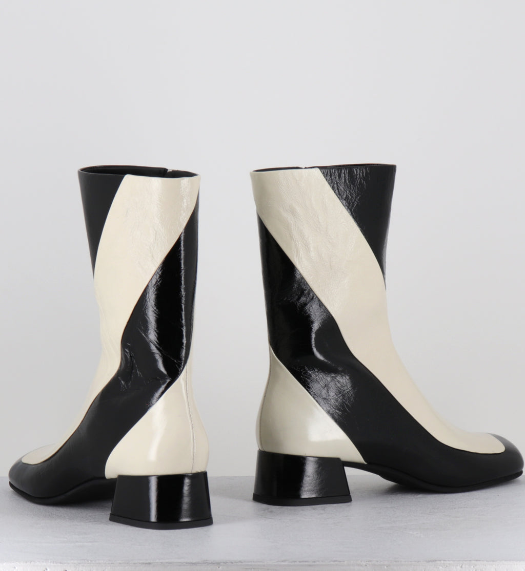 Boots 60s noir et blanc - BBC1 VENICE NERO TALCO