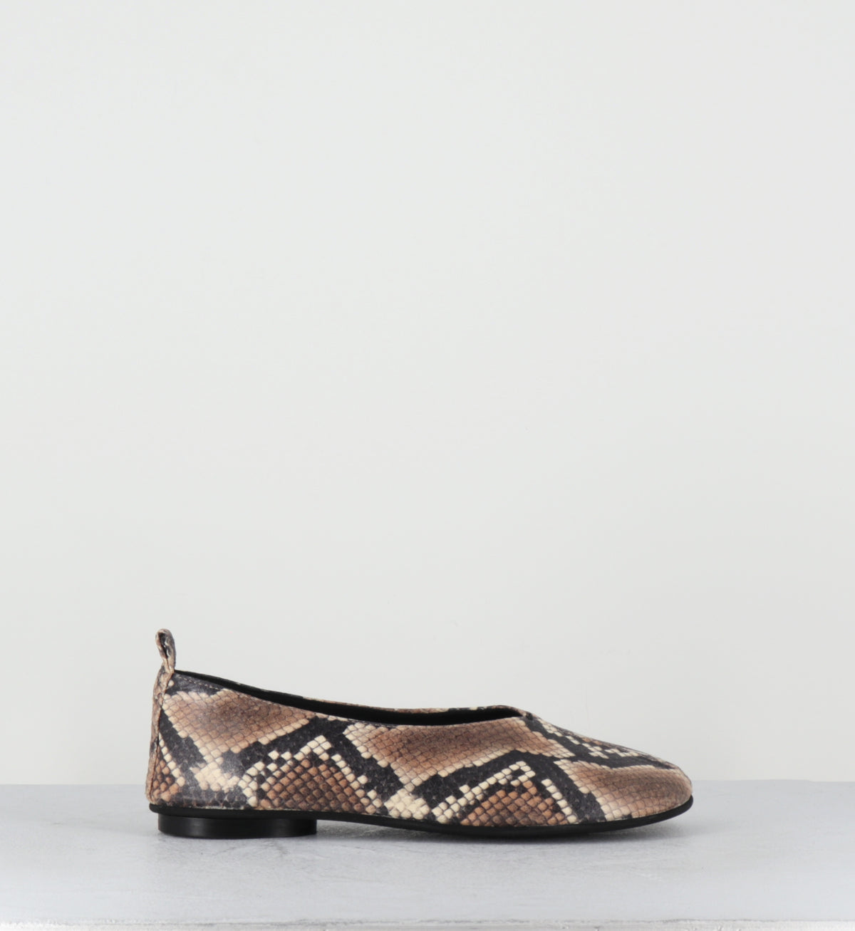 Ballerines cuir imprimé serpent - CJS43M DIAMANTE SAFFRON