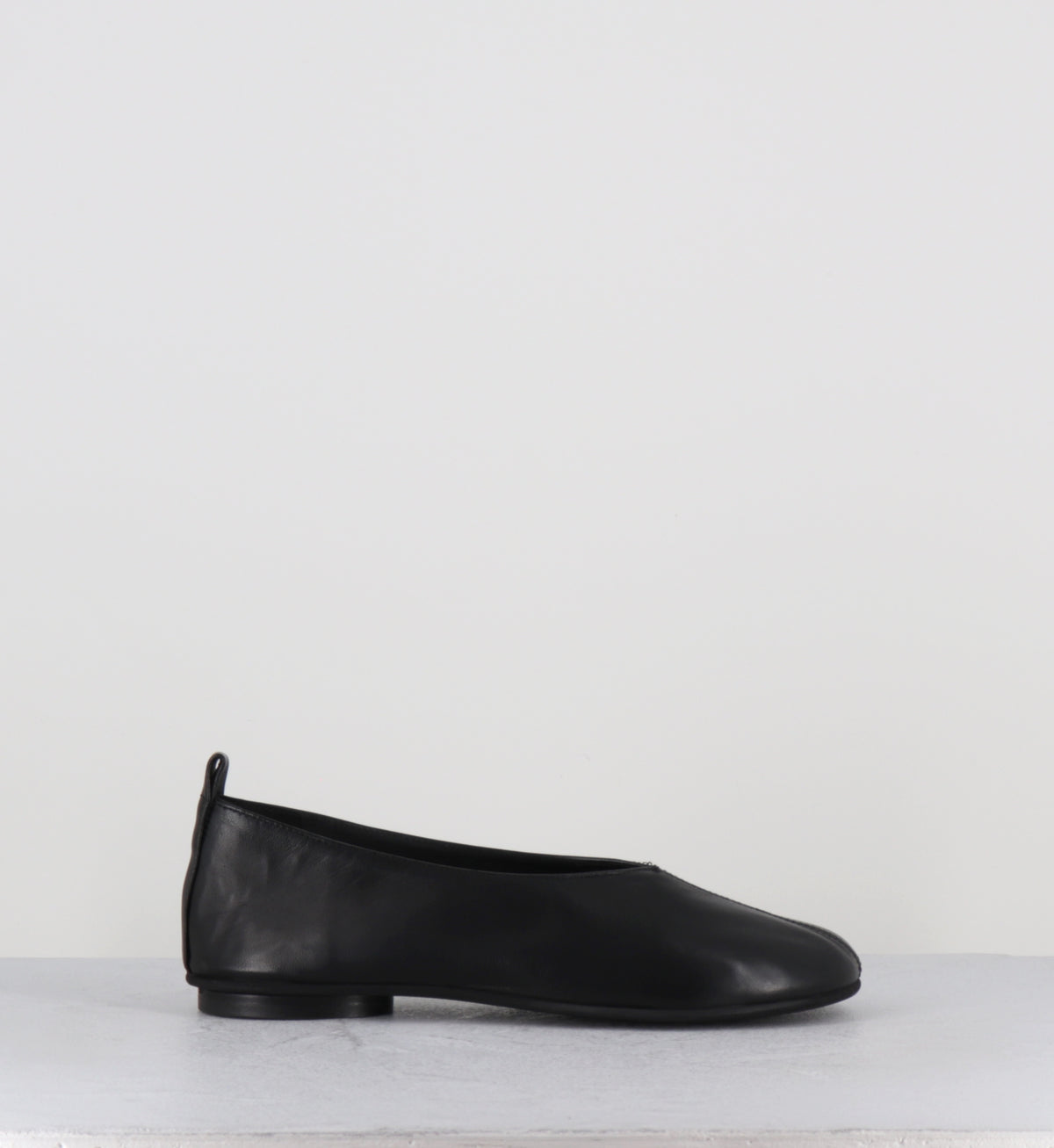Ballerines en cuir noir minimalistes - CJS43M PORTO NERO