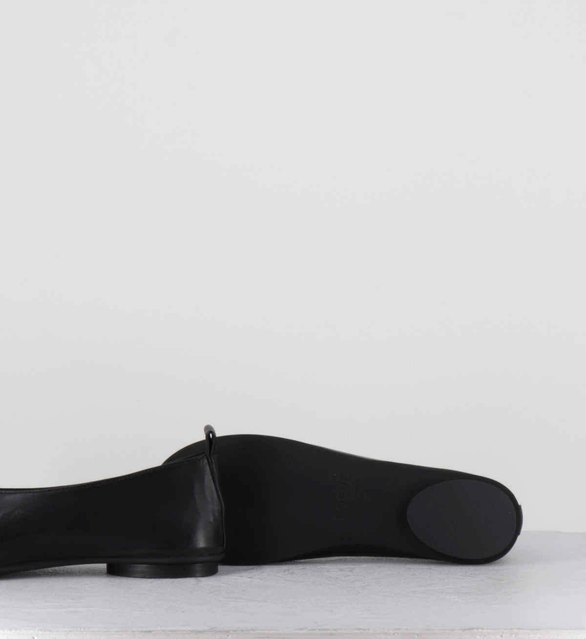 Ballerines en cuir noir minimalistes - CJS43M PORTO NERO
