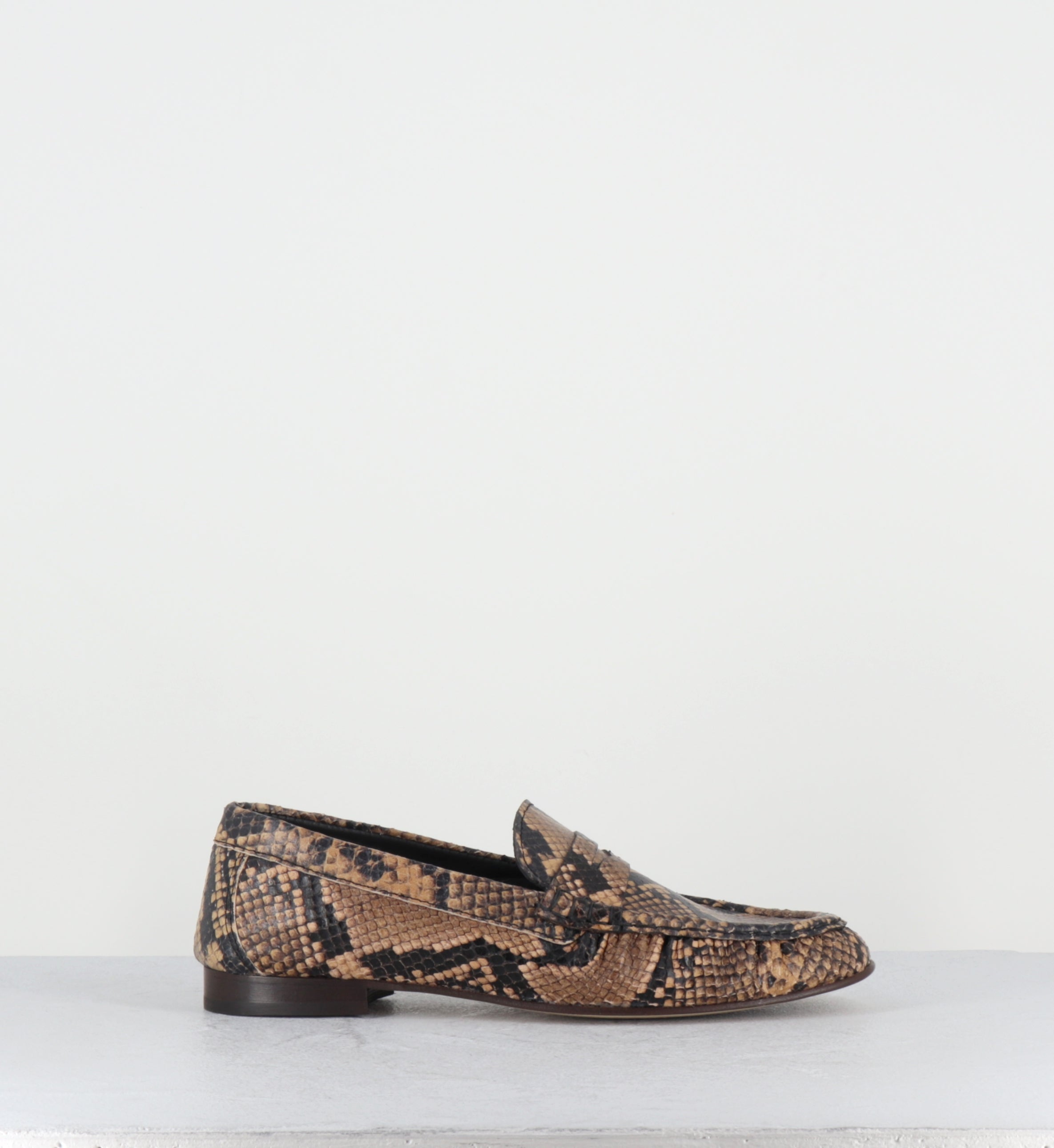 Mocassins froncés serpent - DO27 DIAMANTE SABBIA