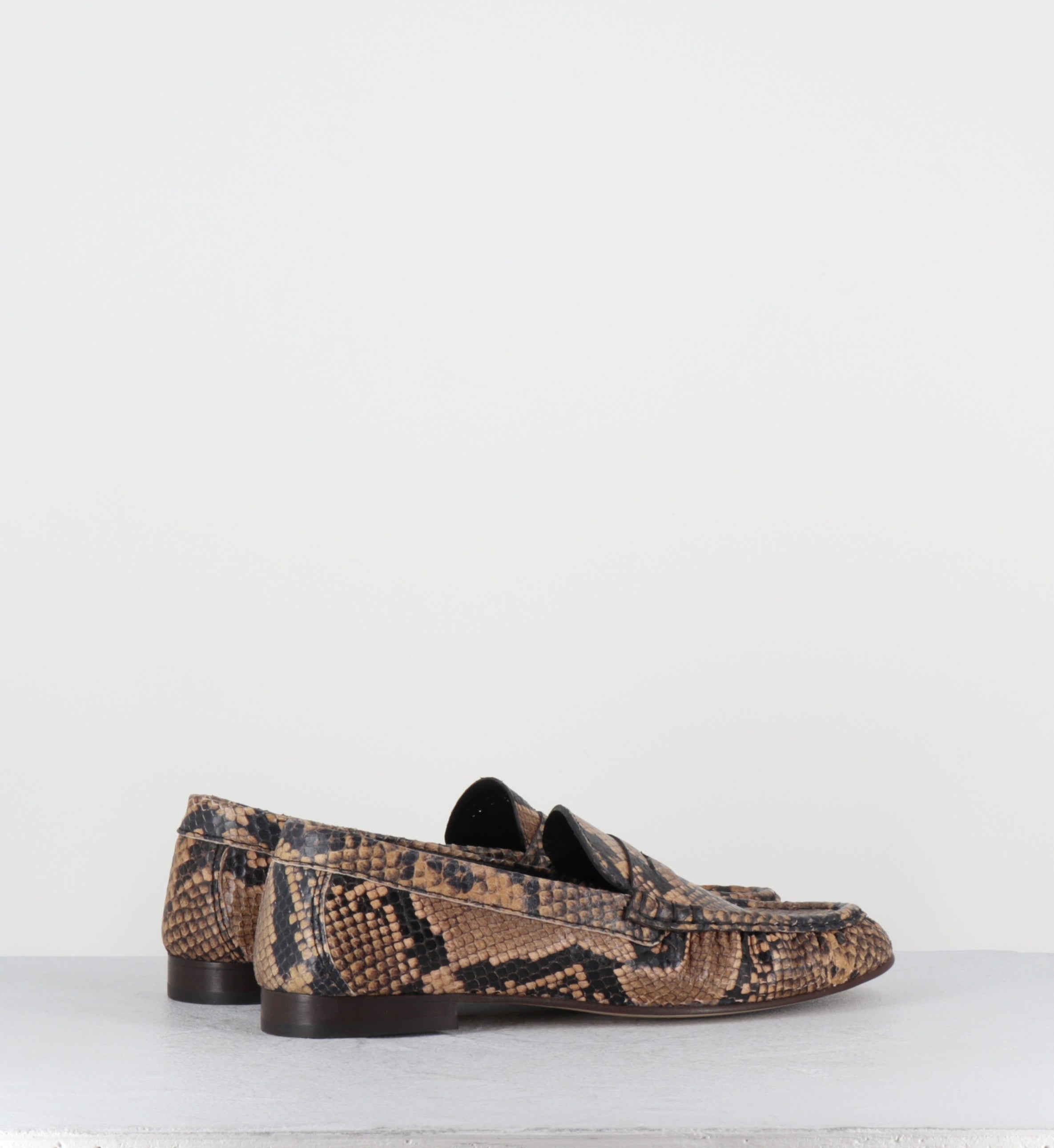 Mocassins froncés serpent - DO27 DIAMANTE SABBIA