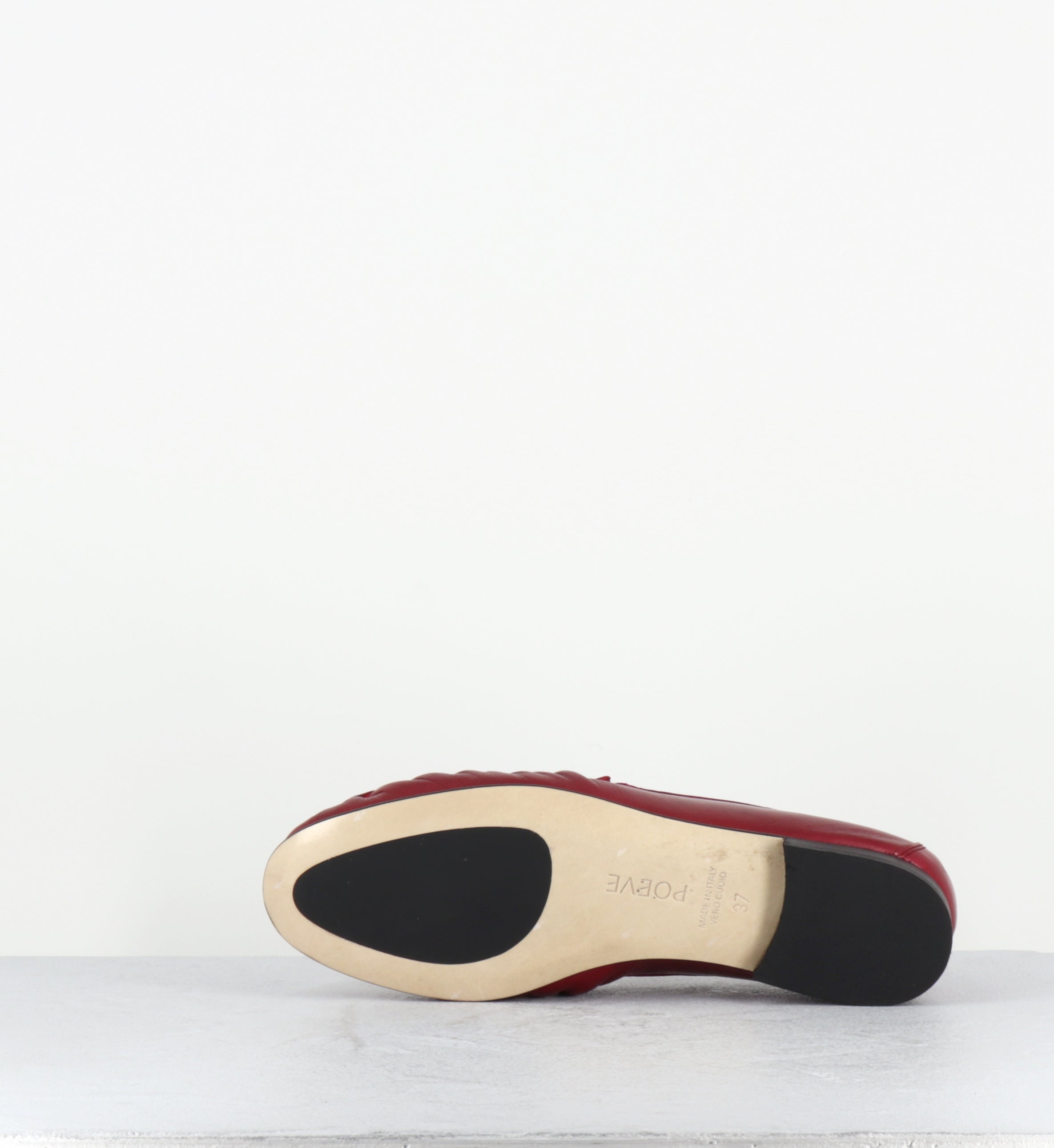 Mocassins en cuir rouge - DO27 PATHOS RUBINO