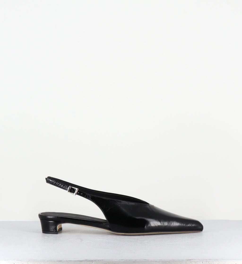 Slingback bout pointu naplak noir petit talon - OFF55 PE26 VENICE NERO