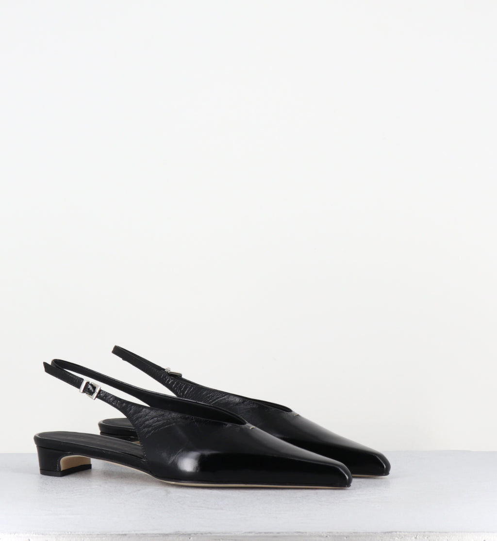 Slingback bout pointu naplak noir petit talon - OFF55 PE26 VENICE NERO