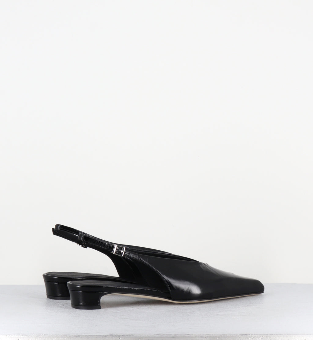 Slingback bout pointu naplak noir petit talon - OFF55 PE26 VENICE NERO