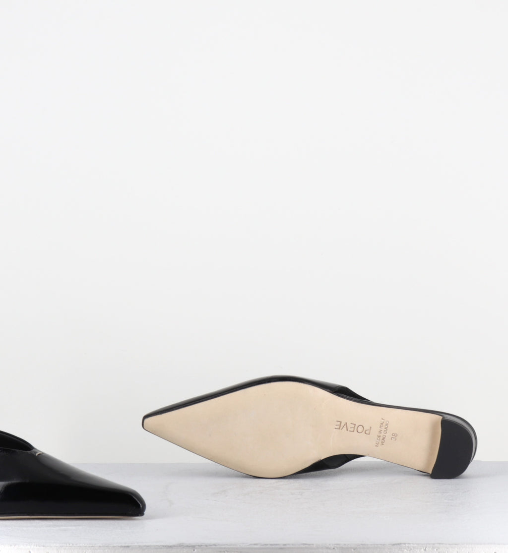 Slingback bout pointu naplak noir petit talon - OFF55 PE26 VENICE NERO