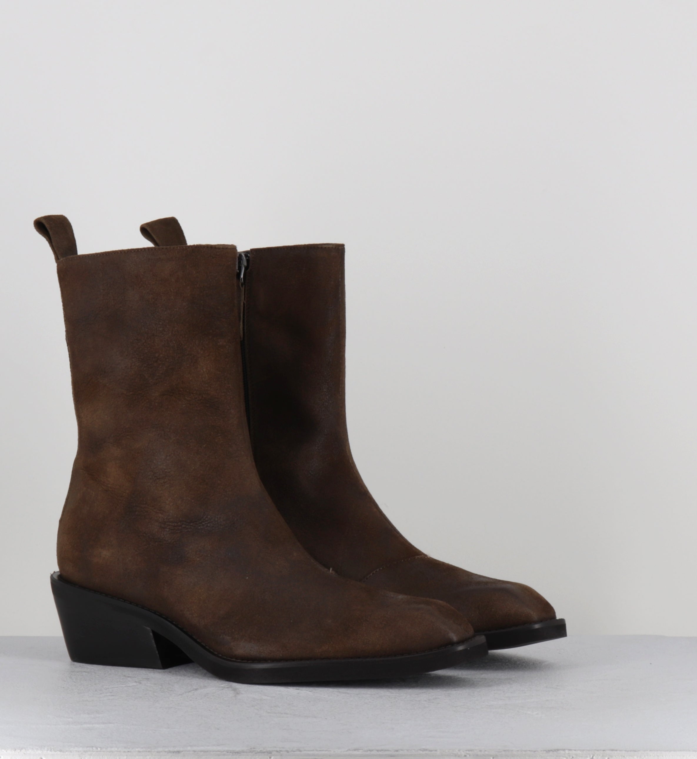 Boots santiag en daim camel - TMAR MONTANA MORO